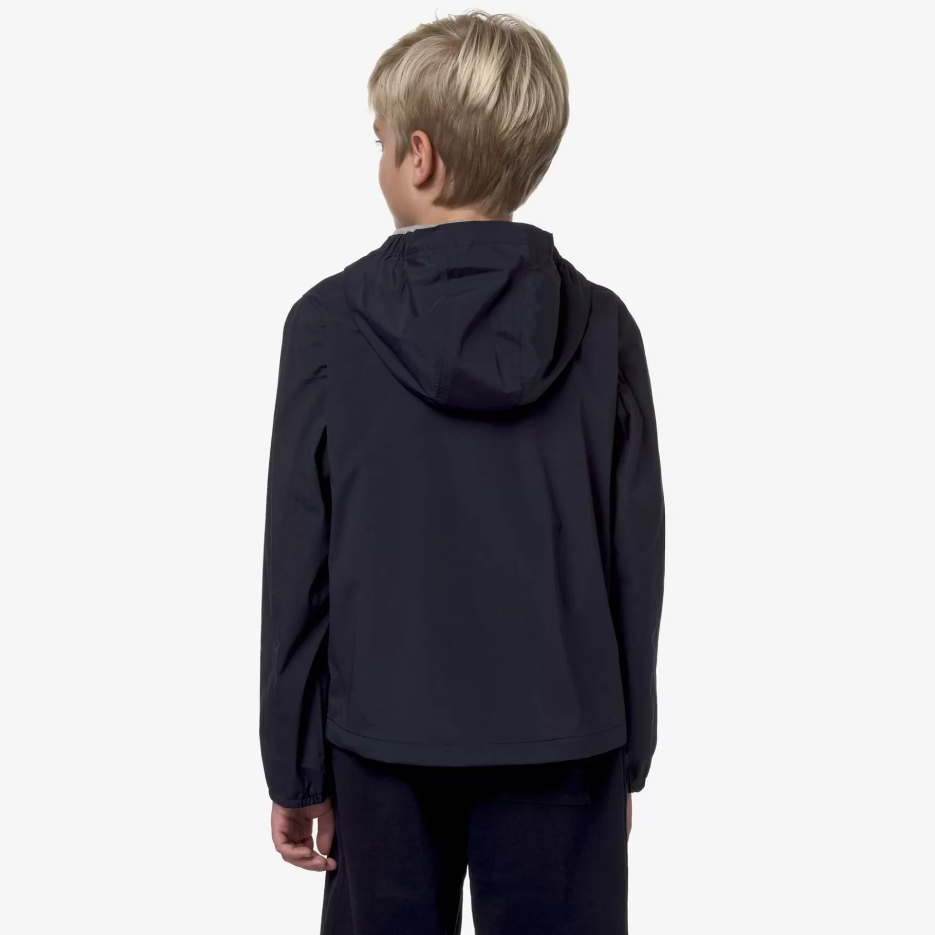Short Jackets*K-WAY P. Jack Stretch Nylon Jersey - Jackets - Short - Boy - Blue Depth