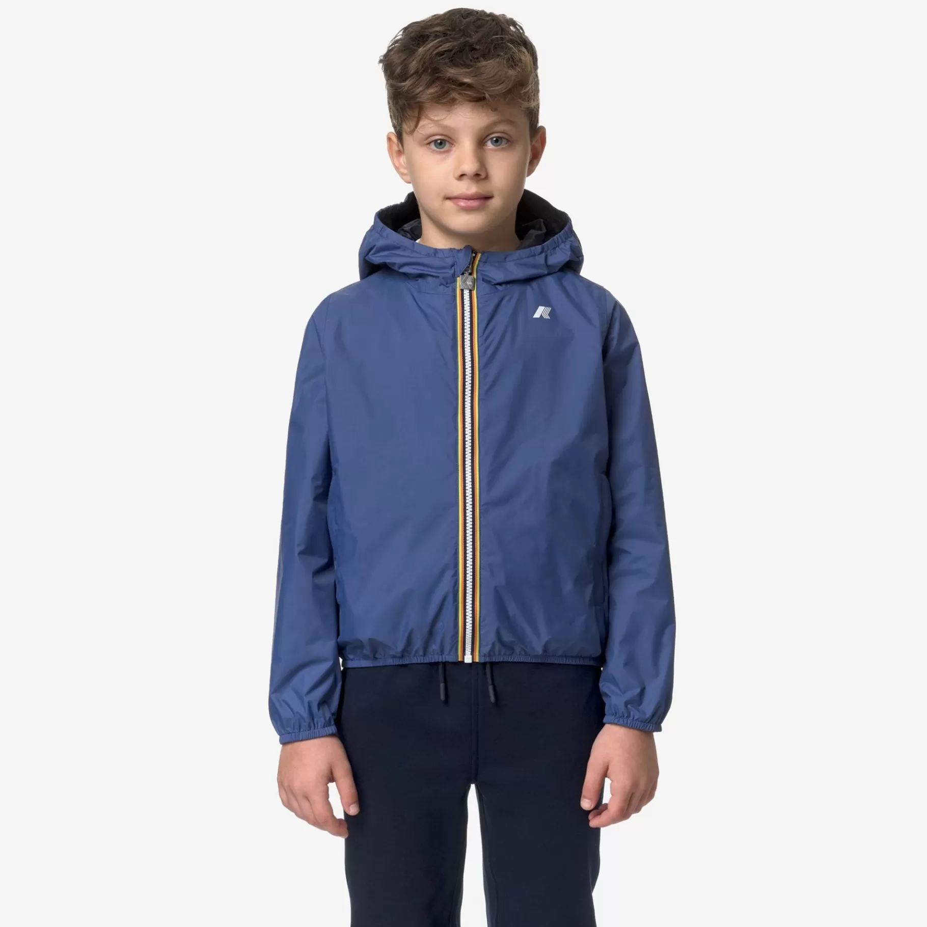 Short Jackets*K-WAY P. Jake Plus.2 Reversible - Jackets - Short - Boy - Blue F-Blue D