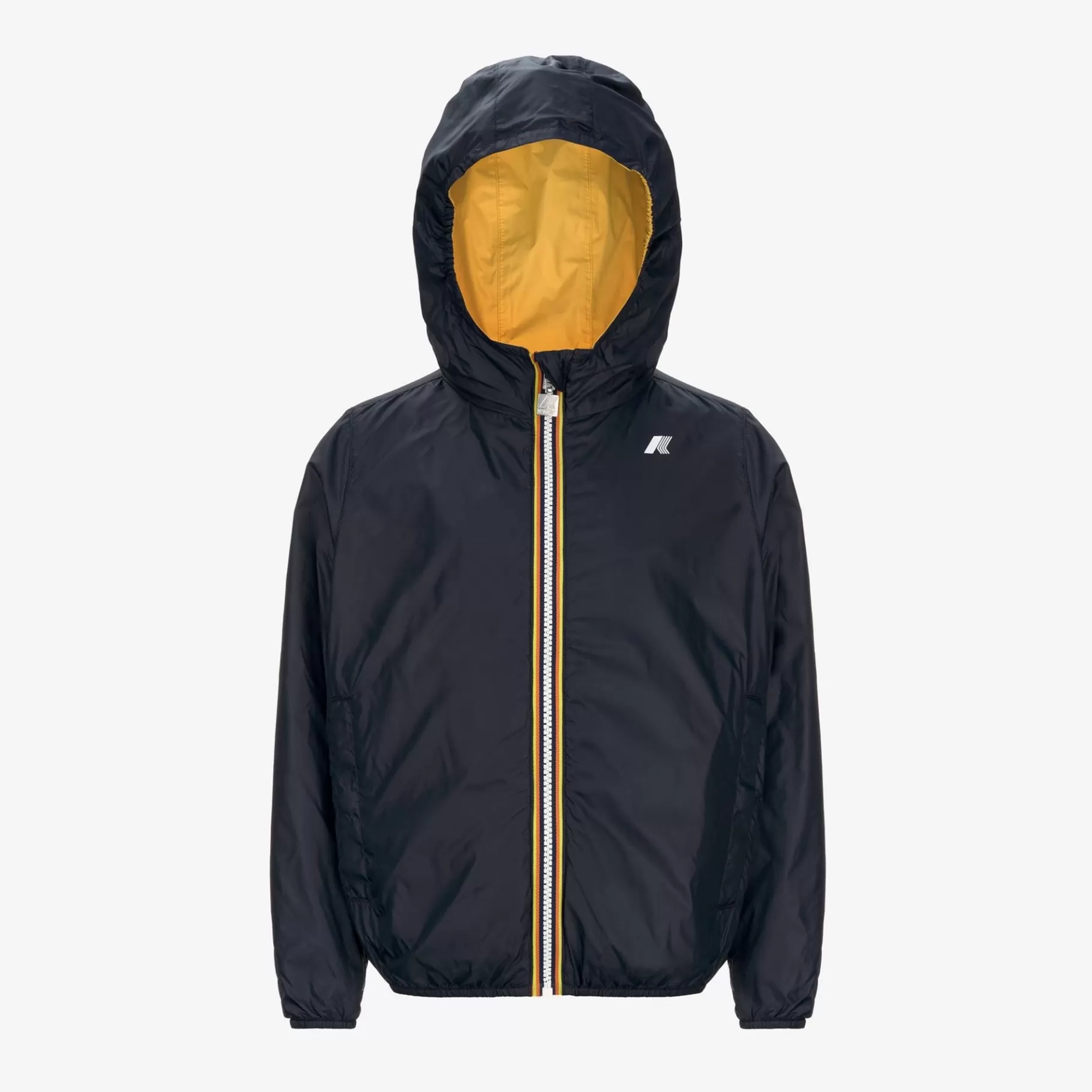 Short Jackets*K-WAY P. Jake Plus.2 Reversible - Jackets - Short - Boy - Yellow Mimosa-Blue Depth