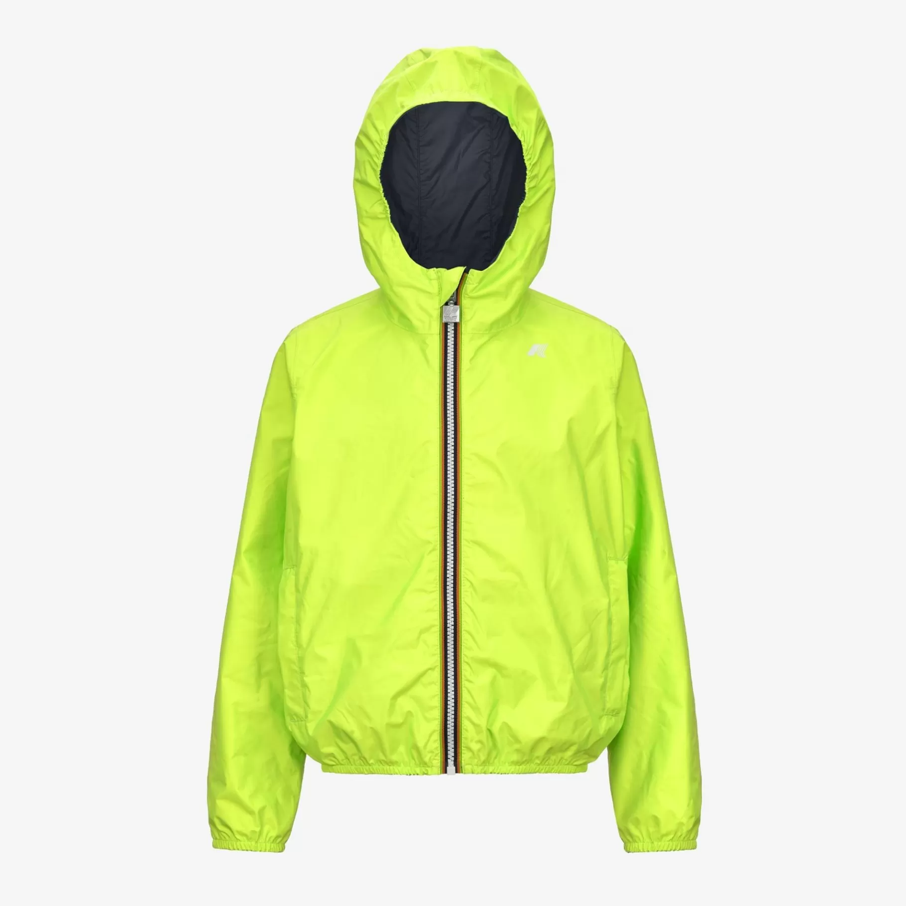 Short Jackets*K-WAY P. Jakeeco Plus Reversible Fluo - Jackets - Short - Boy - Yellow Fluo