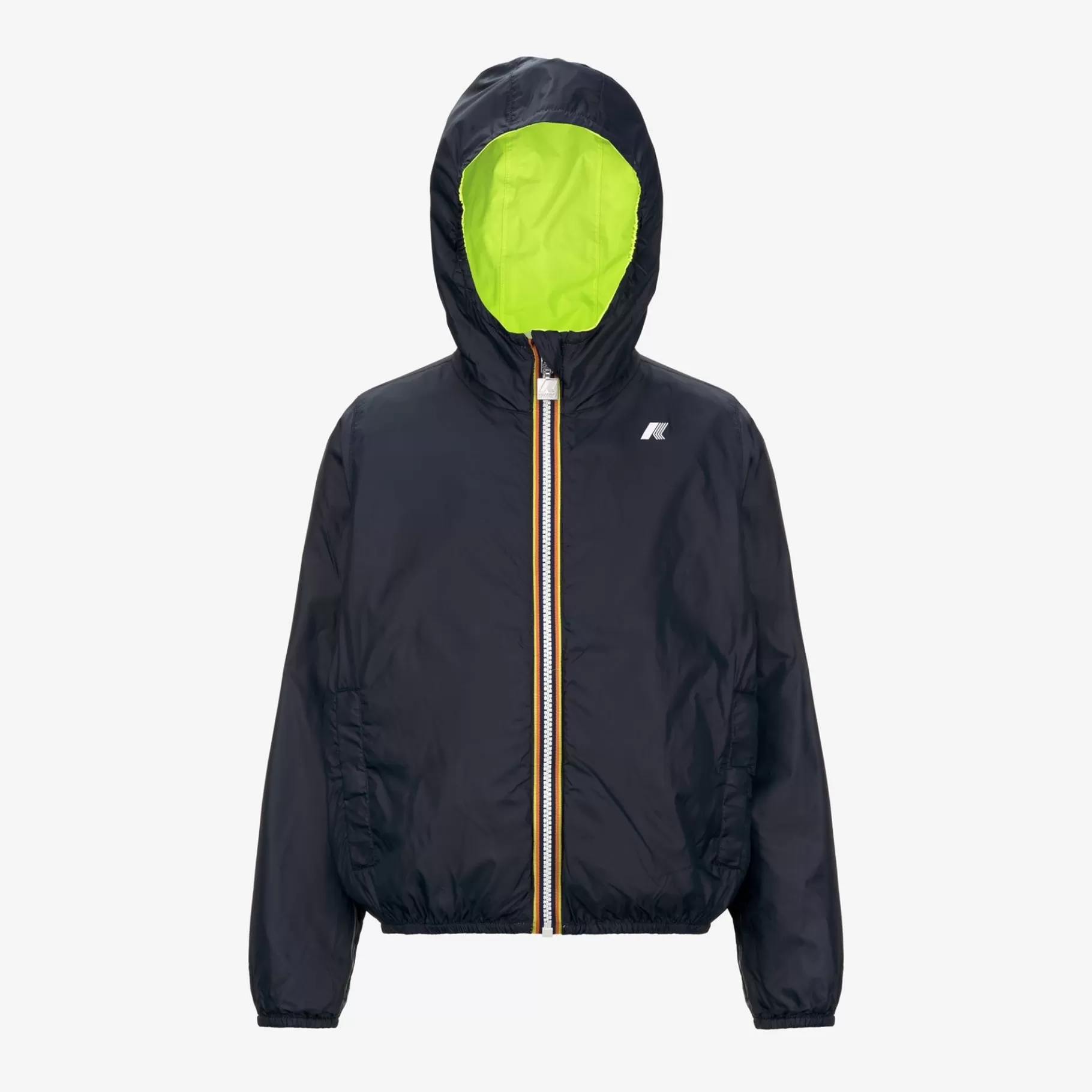 Short Jackets*K-WAY P. Jakeeco Plus Reversible Fluo - Jackets - Short - Boy - Yellow Fluo