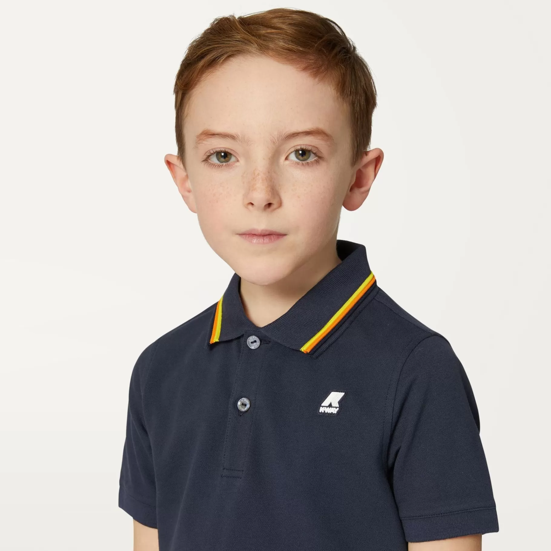 Polo Shirts*K-WAY P. Jude Stripes - Polo Shirts - Polo - Boy - Blue Depth