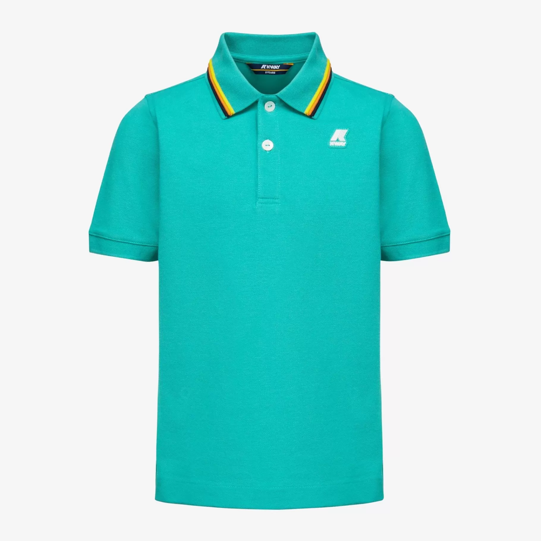 Polo Shirts*K-WAY P. Jude Stripes - Polo Shirts - Polo - Boy - Green Marine