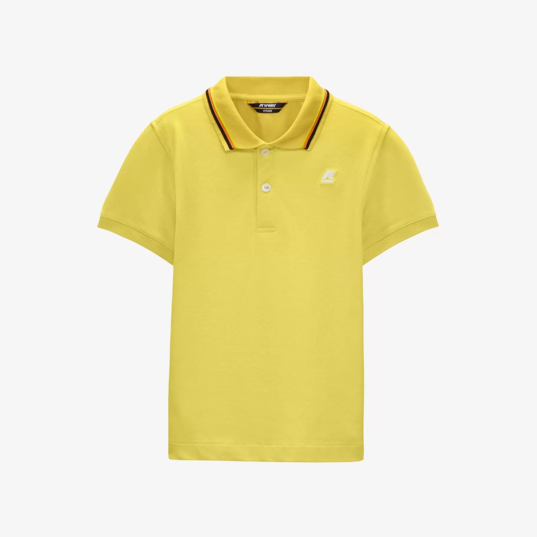 Polo Shirts*K-WAY P. Jude Stripes - Polo Shirts - Polo - Boy - Yellow Sunstruck