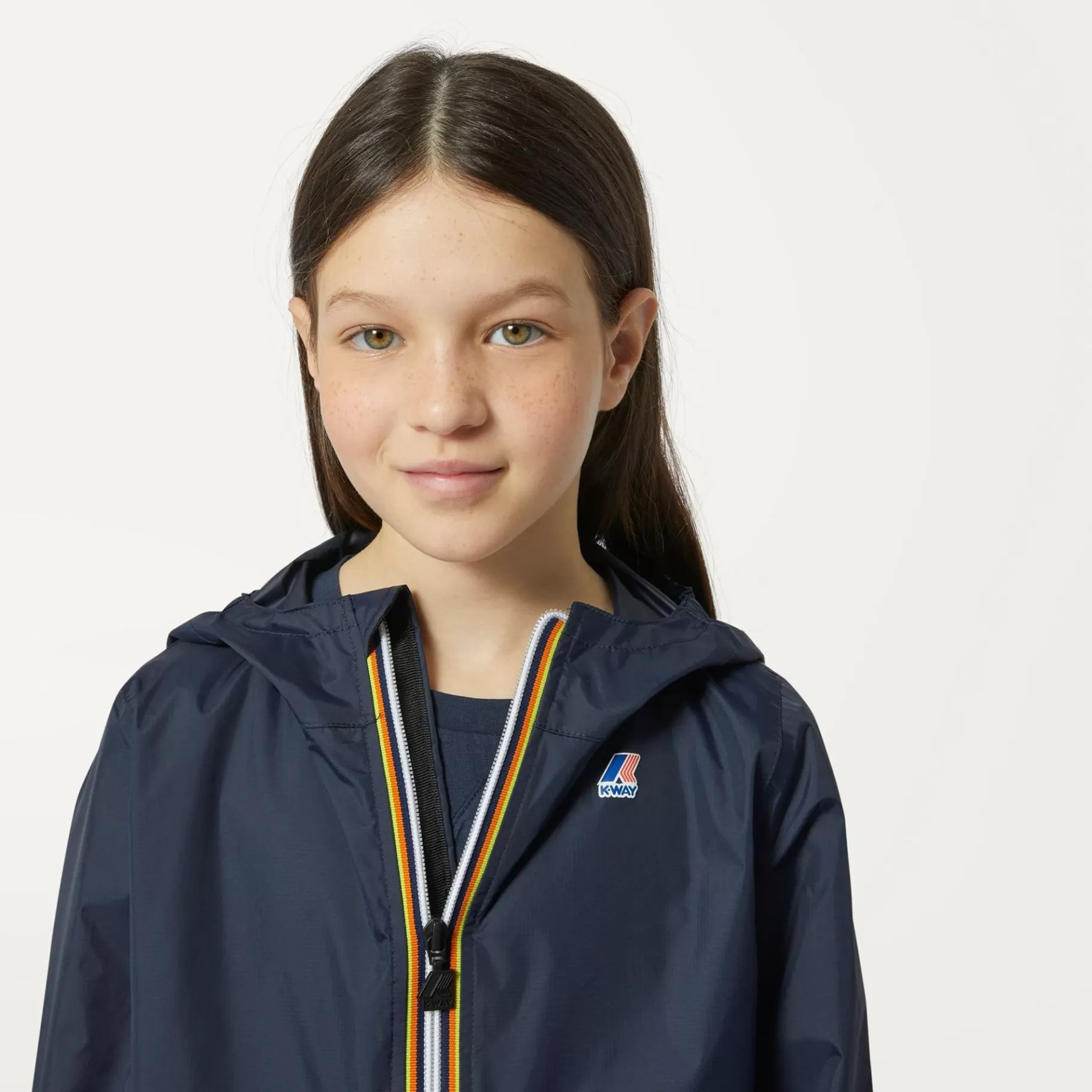 Coats And Long Jackets*K-WAY P. Le Vrai 3.0 Claude - Jackets - Mid - Kid Unisex - Blue Depth