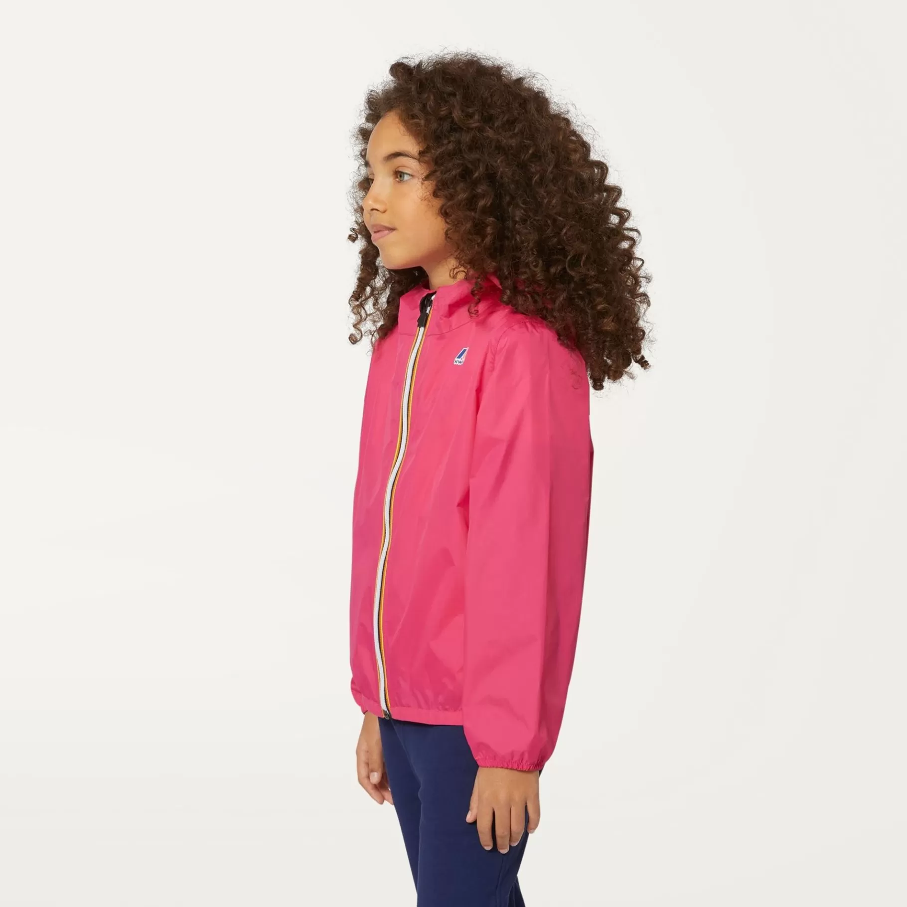 Coats And Long Jackets*K-WAY P. Le Vrai 3.0 Claude - Jackets - Mid - Kid Unisex - Fuchsia Magenta