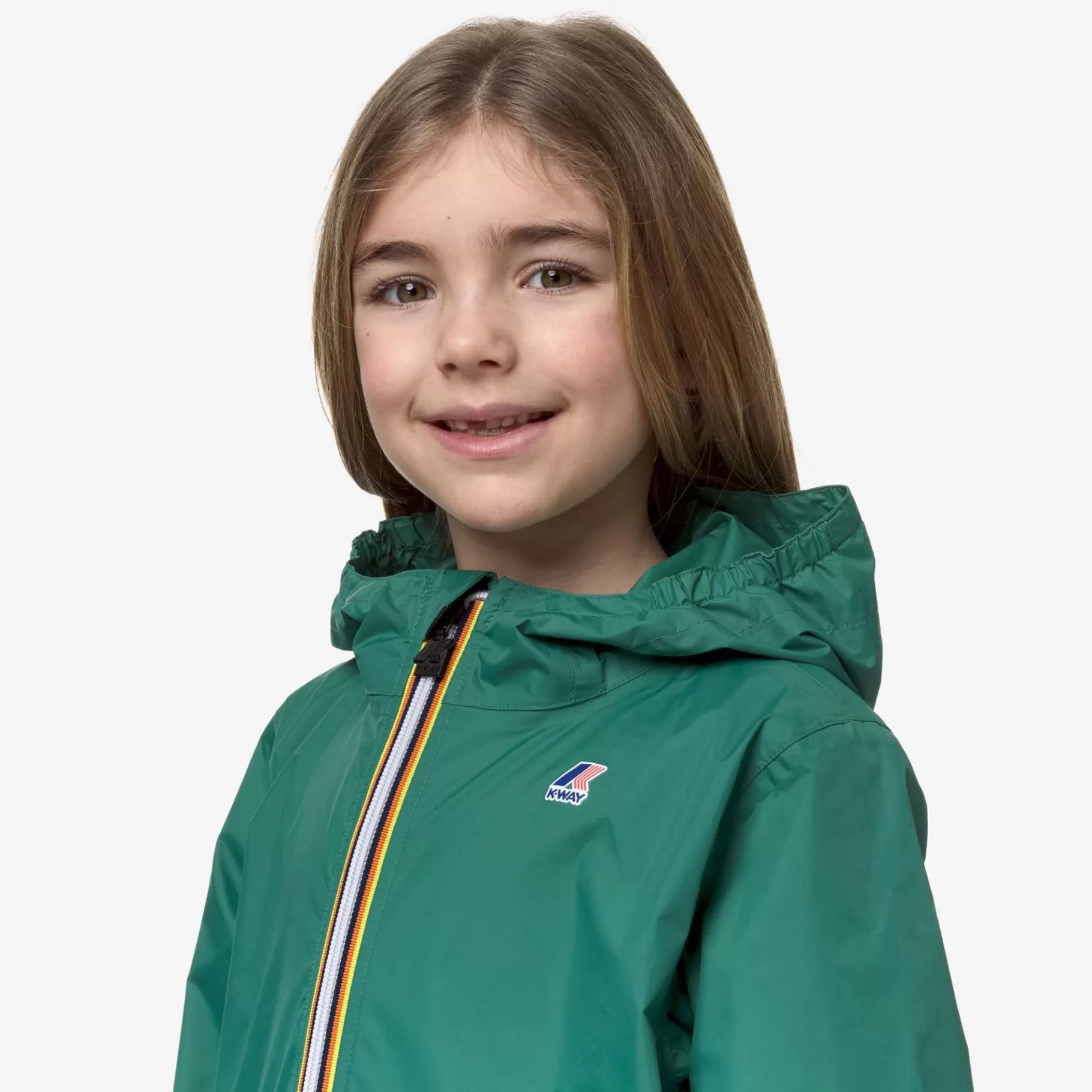 Le Vrai Classic*K-WAY P. Le Vrai 3.0 Claude - Jackets - Mid - Kid Unisex - Green