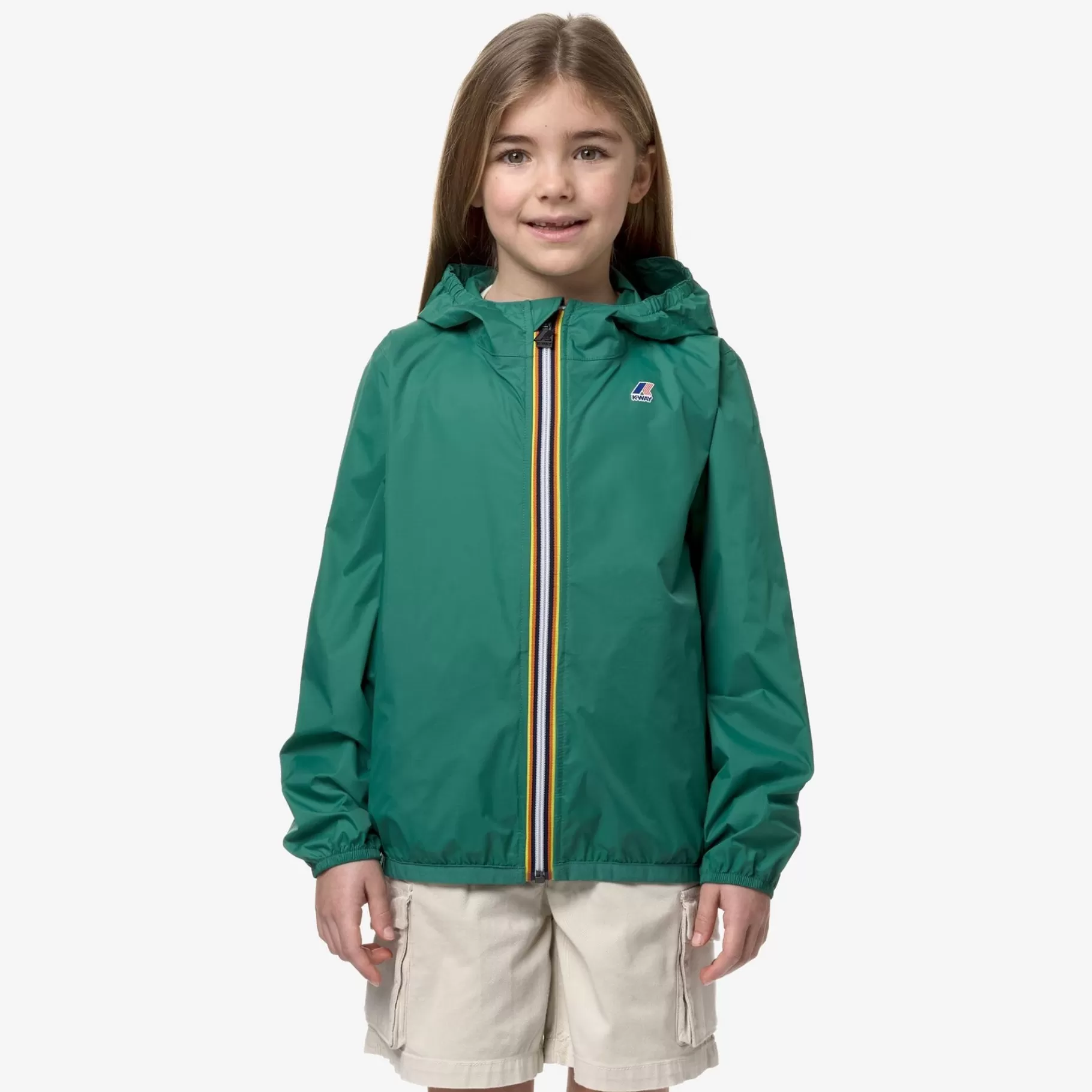 Le Vrai Classic*K-WAY P. Le Vrai 3.0 Claude - Jackets - Mid - Kid Unisex - Green