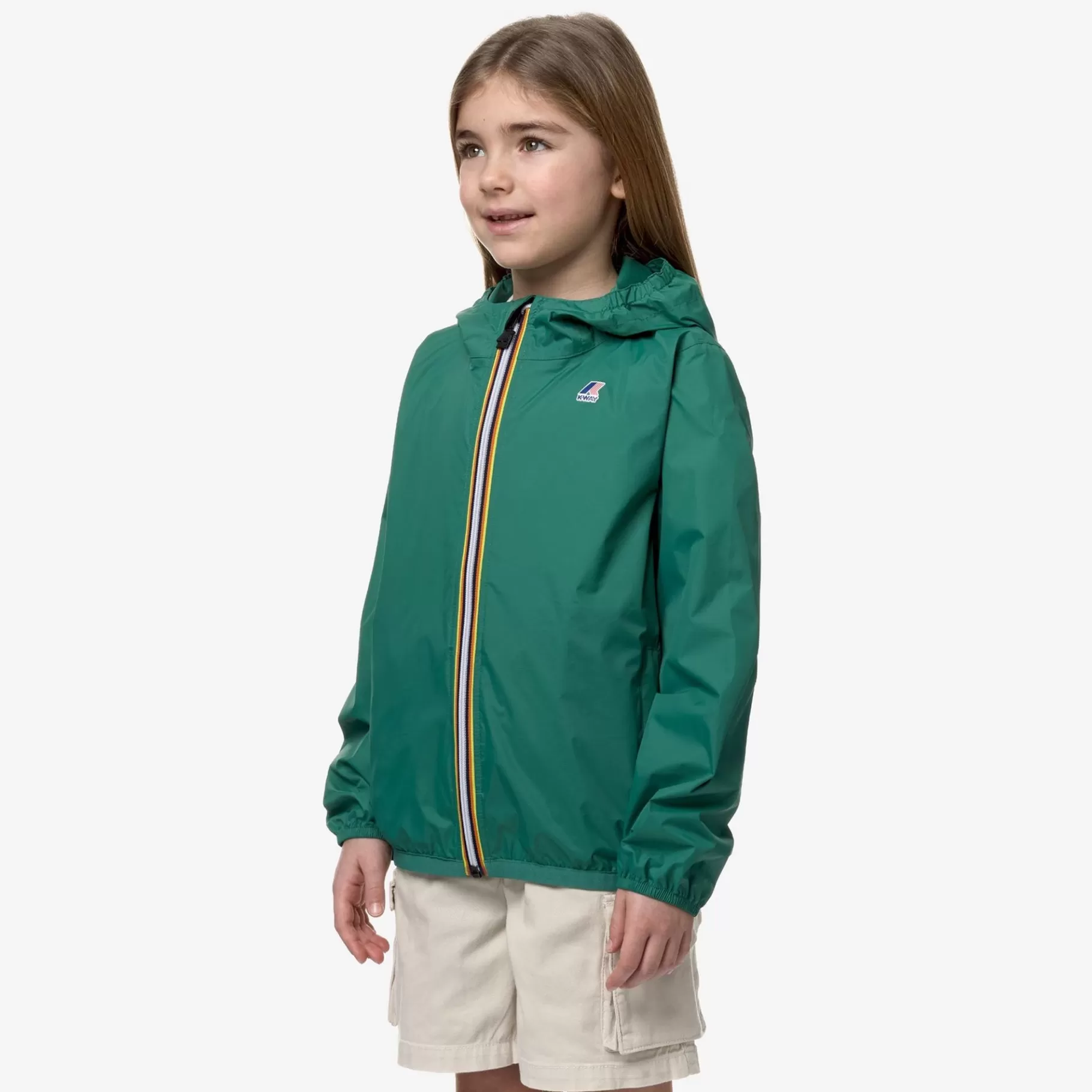 Le Vrai Classic*K-WAY P. Le Vrai 3.0 Claude - Jackets - Mid - Kid Unisex - Green