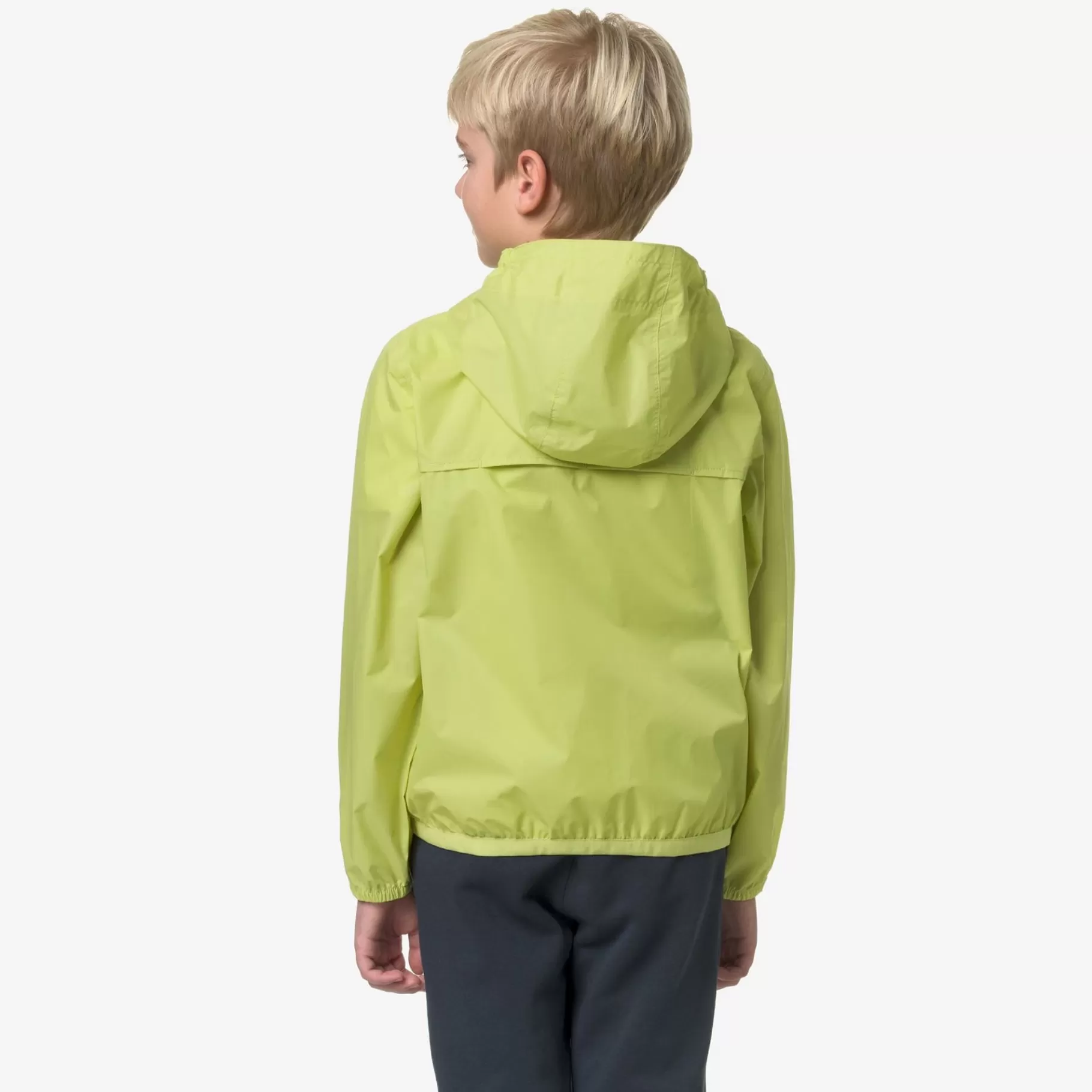 Coats And Long Jackets*K-WAY P. Le Vrai 3.0 Claude - Jackets - Mid - Kid Unisex - Green Celery