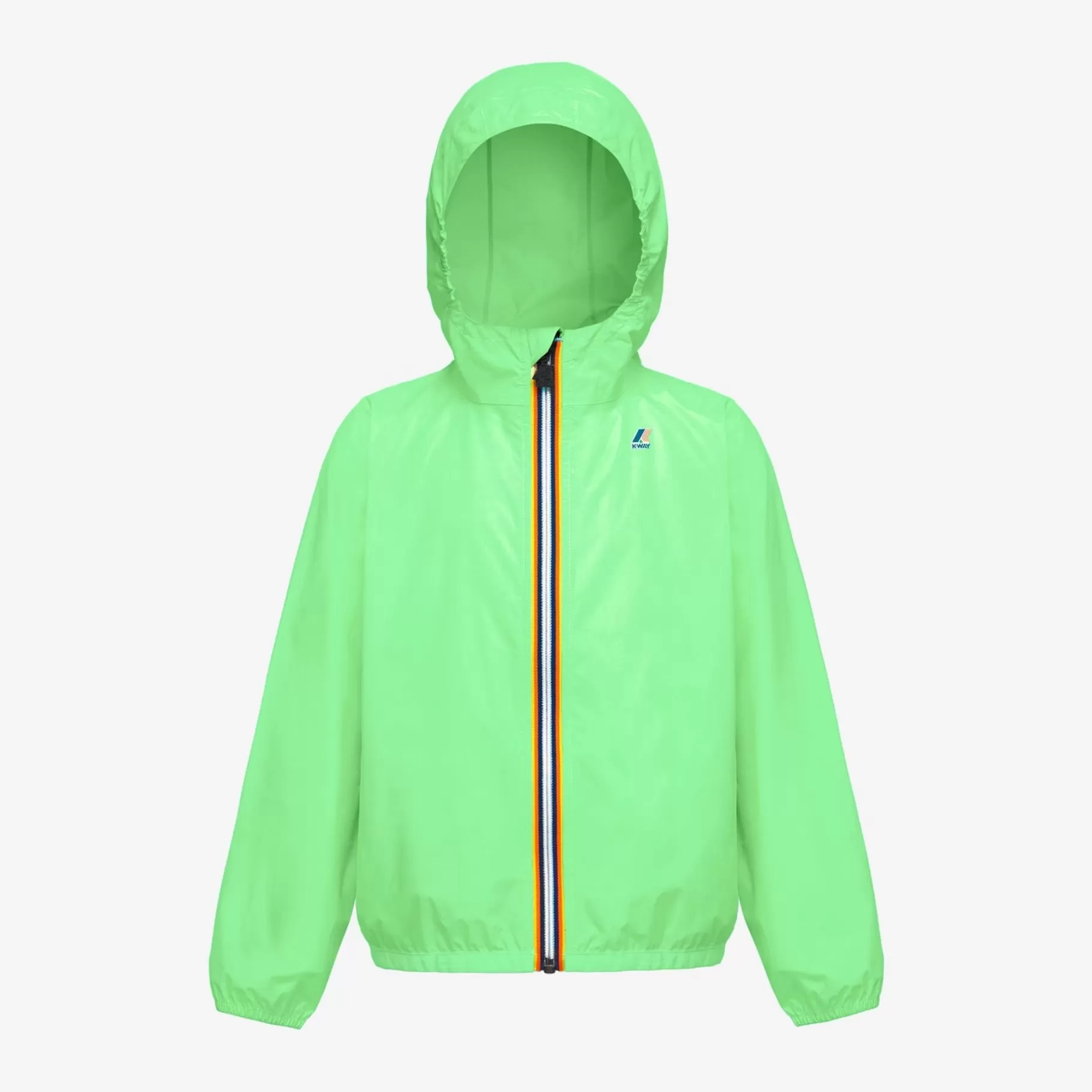 Coats And Long Jackets*K-WAY P. Le Vrai 3.0 Claude - Jackets - Mid - Kid Unisex - Green Fluo