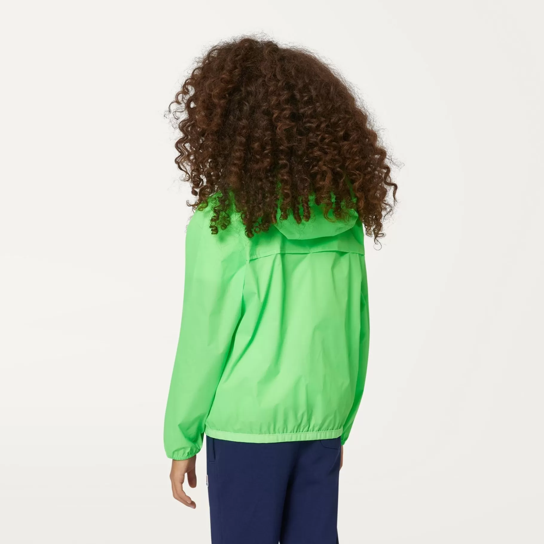 Le Vrai Classic*K-WAY P. Le Vrai 3.0 Claude - Jackets - Mid - Kid Unisex - Green Fluo