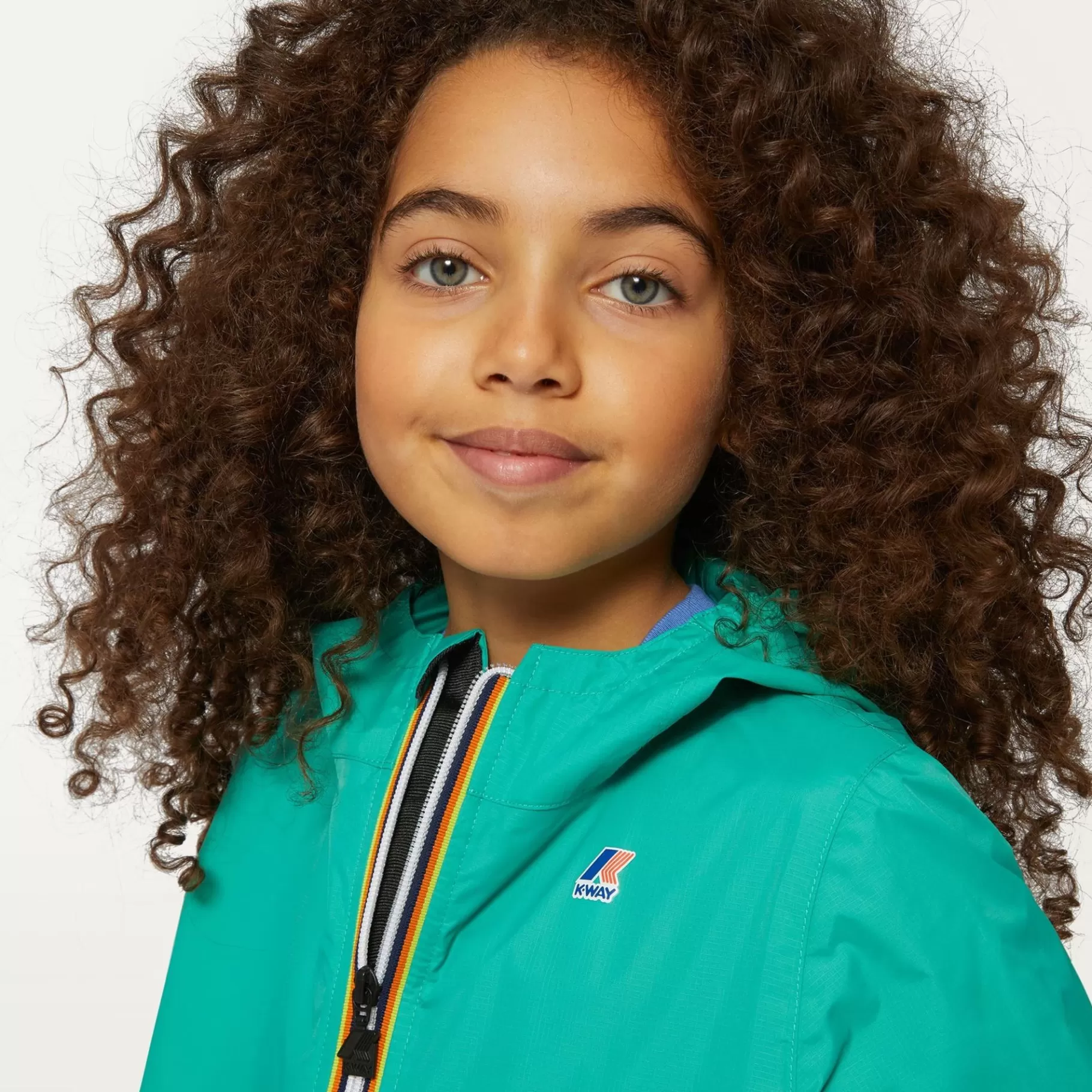 Coats And Long Jackets*K-WAY P. Le Vrai 3.0 Claude - Jackets - Mid - Kid Unisex - Green Marine