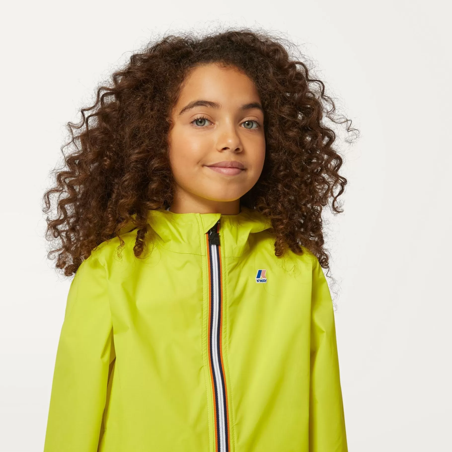 Coats And Long Jackets*K-WAY P. Le Vrai 3.0 Claude - Jackets - Mid - Kid Unisex - Green Sulphur