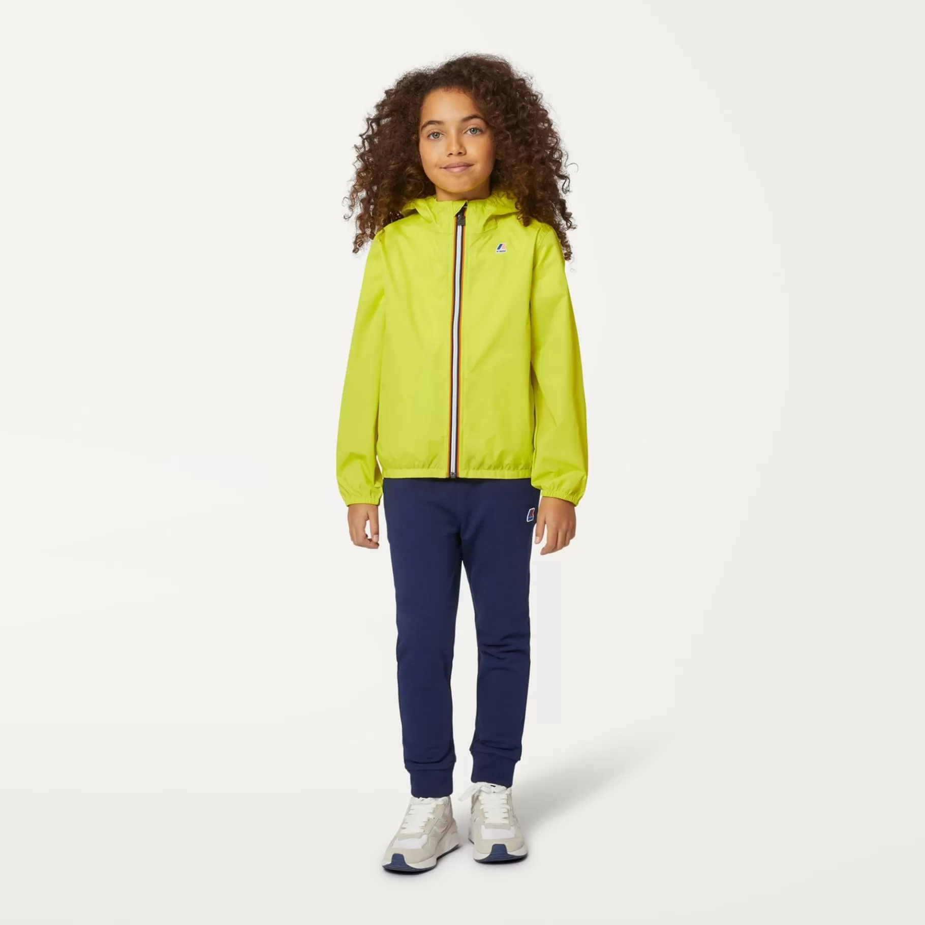 Coats And Long Jackets*K-WAY P. Le Vrai 3.0 Claude - Jackets - Mid - Kid Unisex - Green Sulphur