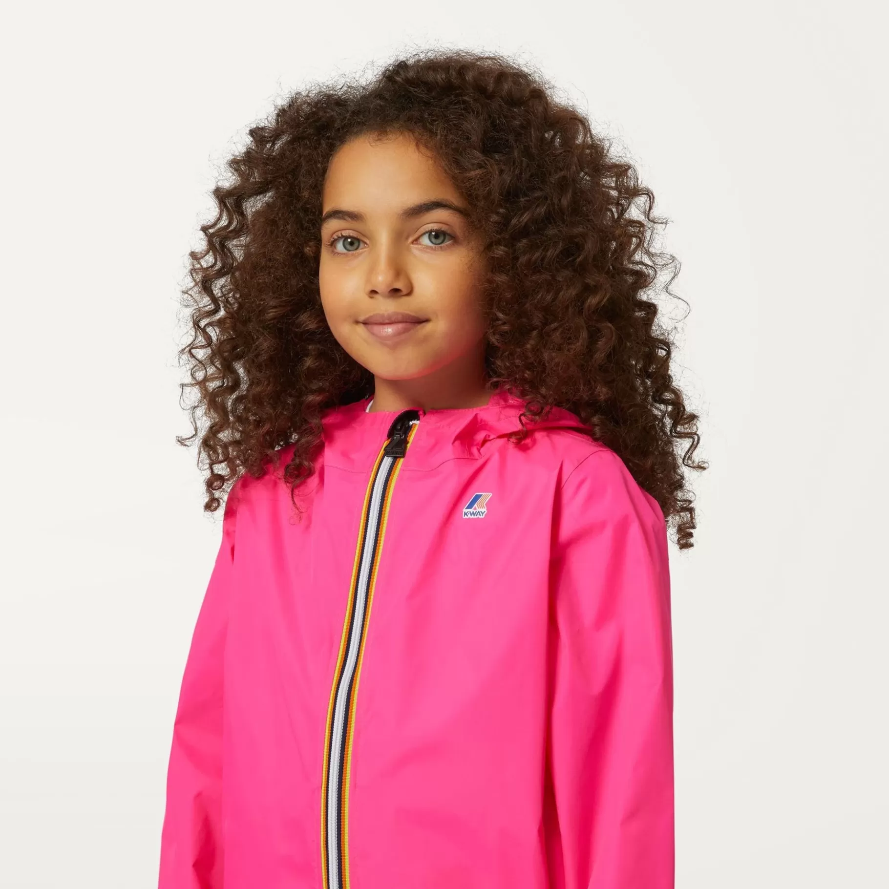 Coats And Long Jackets*K-WAY P. Le Vrai 3.0 Claude - Jackets - Mid - Kid Unisex - Pink Intense
