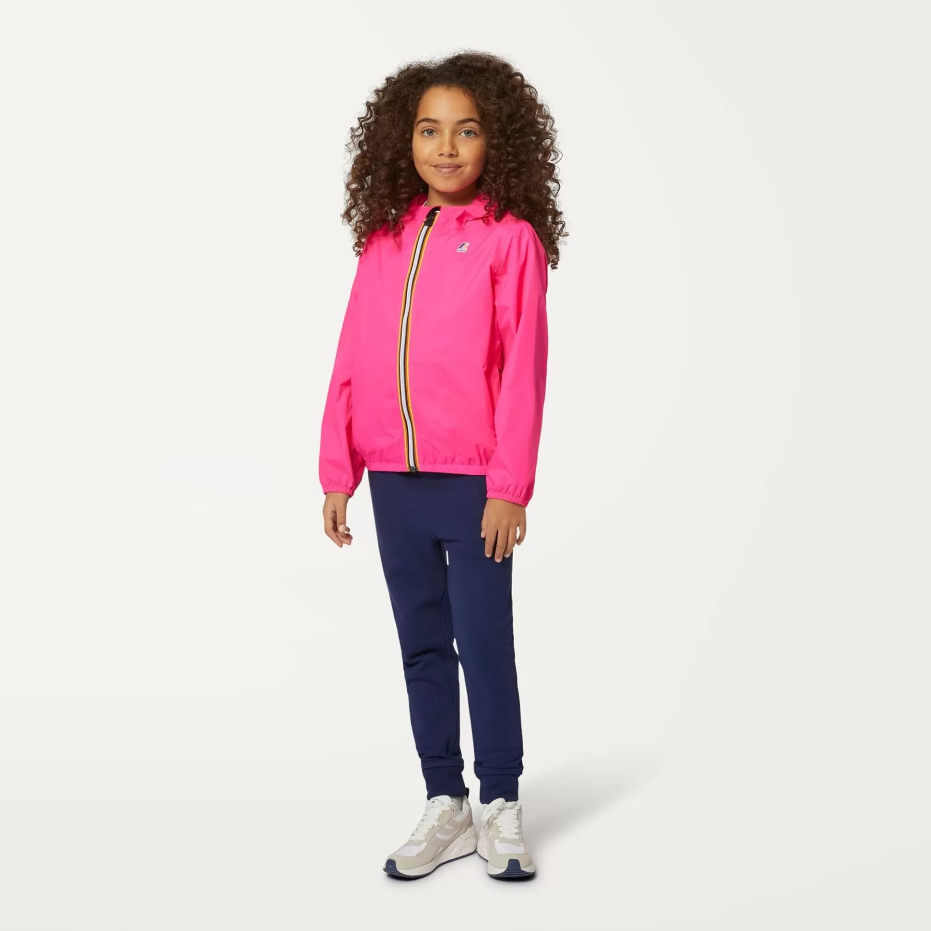 Coats And Long Jackets*K-WAY P. Le Vrai 3.0 Claude - Jackets - Mid - Kid Unisex - Pink Intense