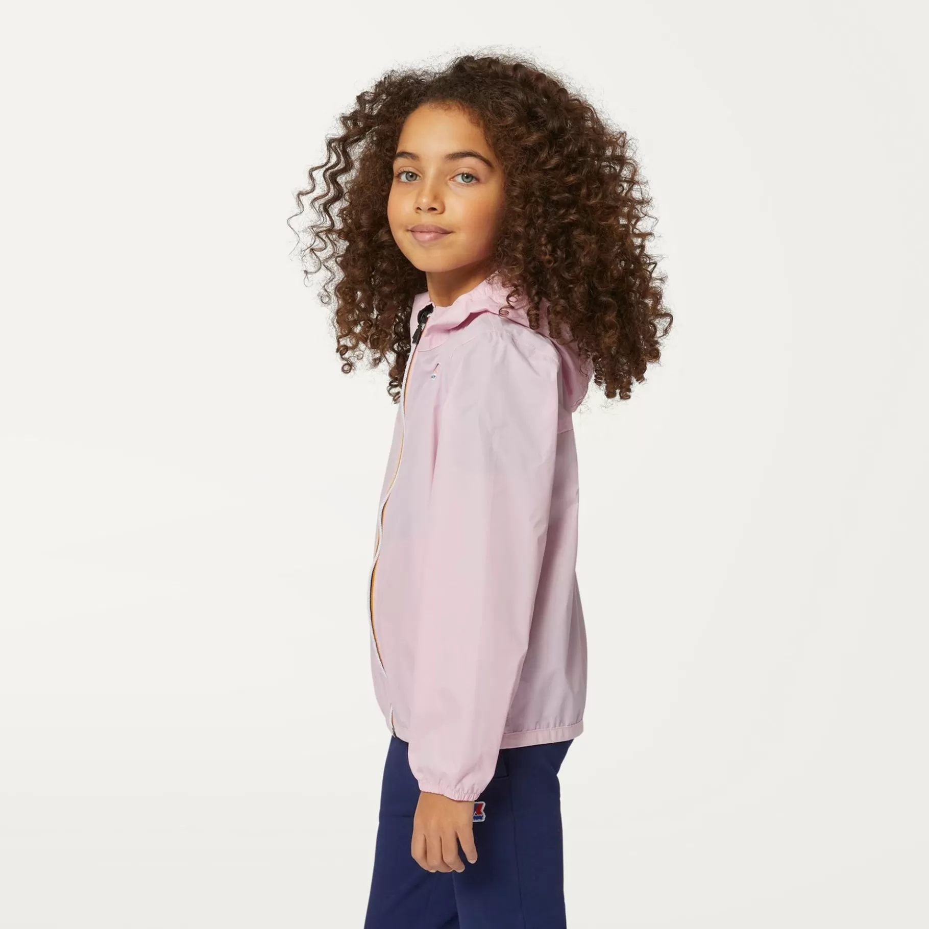 Coats And Long Jackets*K-WAY P. Le Vrai 3.0 Claude - Jackets - Mid - Kid Unisex - Pink Lavender