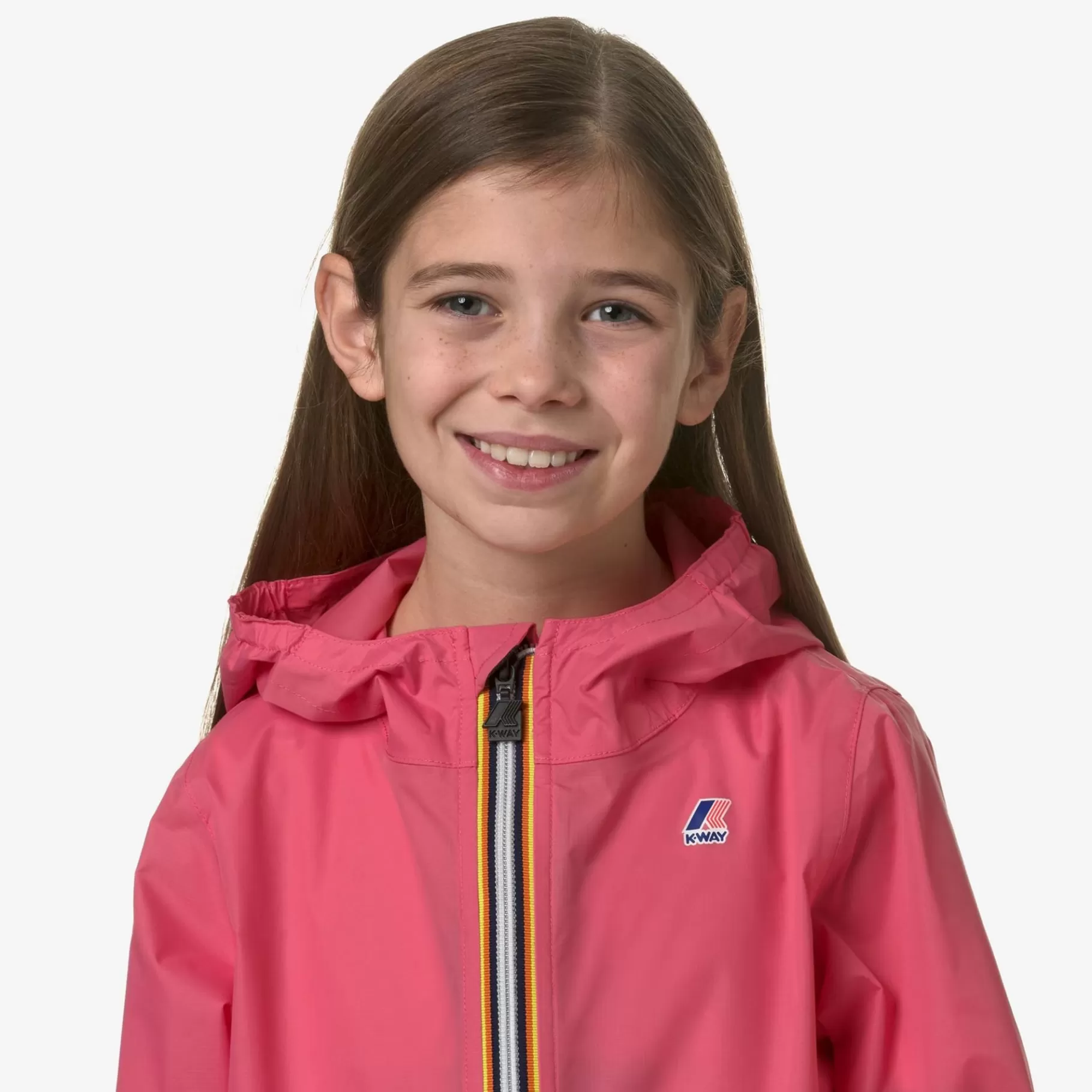 Le Vrai Classic*K-WAY P. Le Vrai 3.0 Claude - Jackets - Mid - Kid Unisex - Pink Md