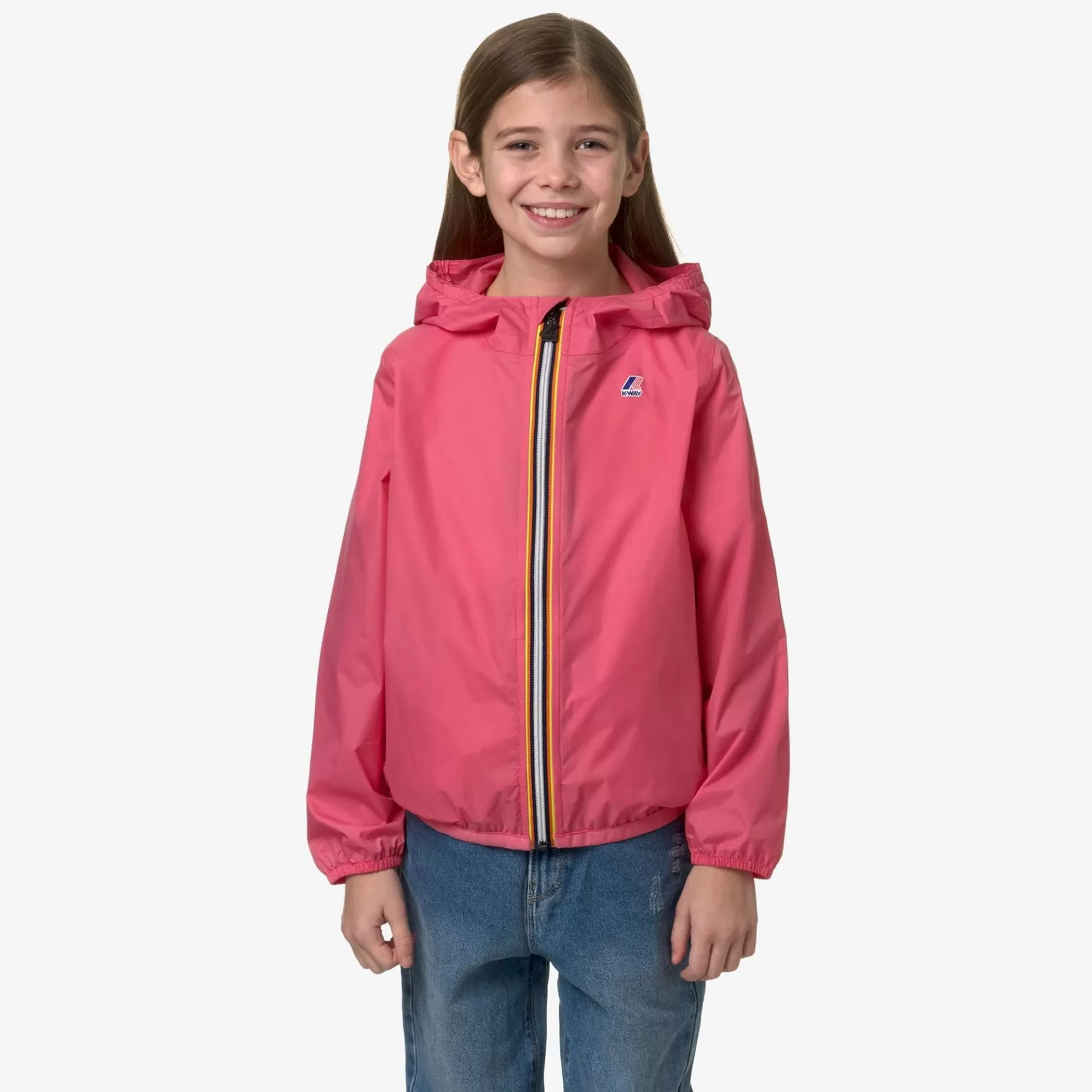 Coats And Long Jackets*K-WAY P. Le Vrai 3.0 Claude - Jackets - Mid - Kid Unisex - Pink Md