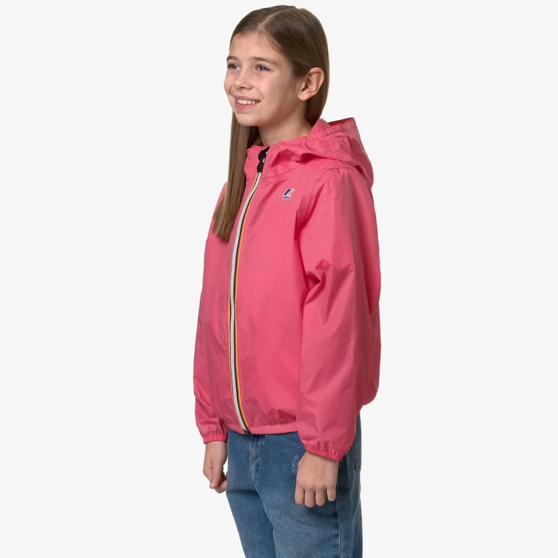 Coats And Long Jackets*K-WAY P. Le Vrai 3.0 Claude - Jackets - Mid - Kid Unisex - Pink Md