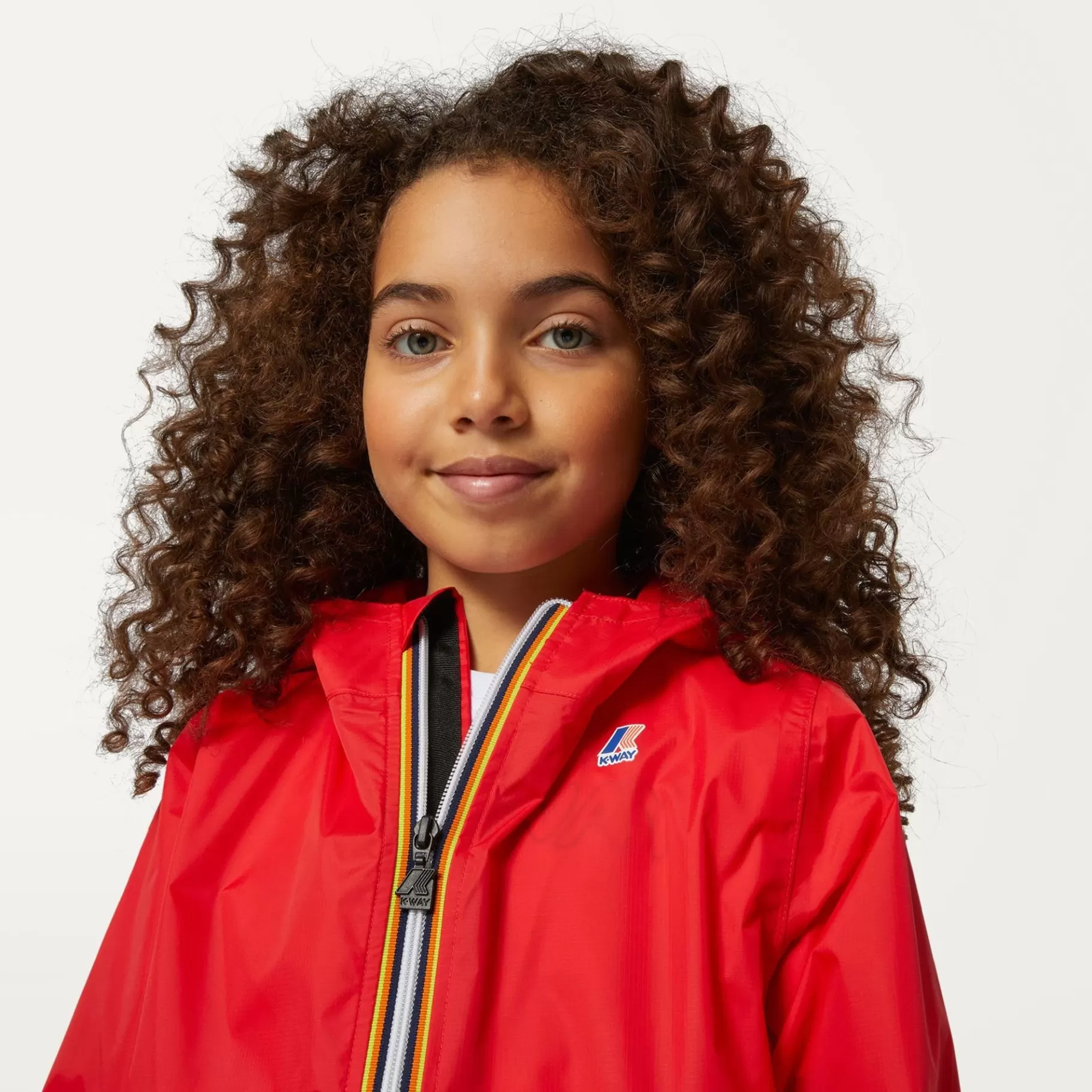 Coats And Long Jackets*K-WAY P. Le Vrai 3.0 Claude - Jackets - Mid - Kid Unisex - Red