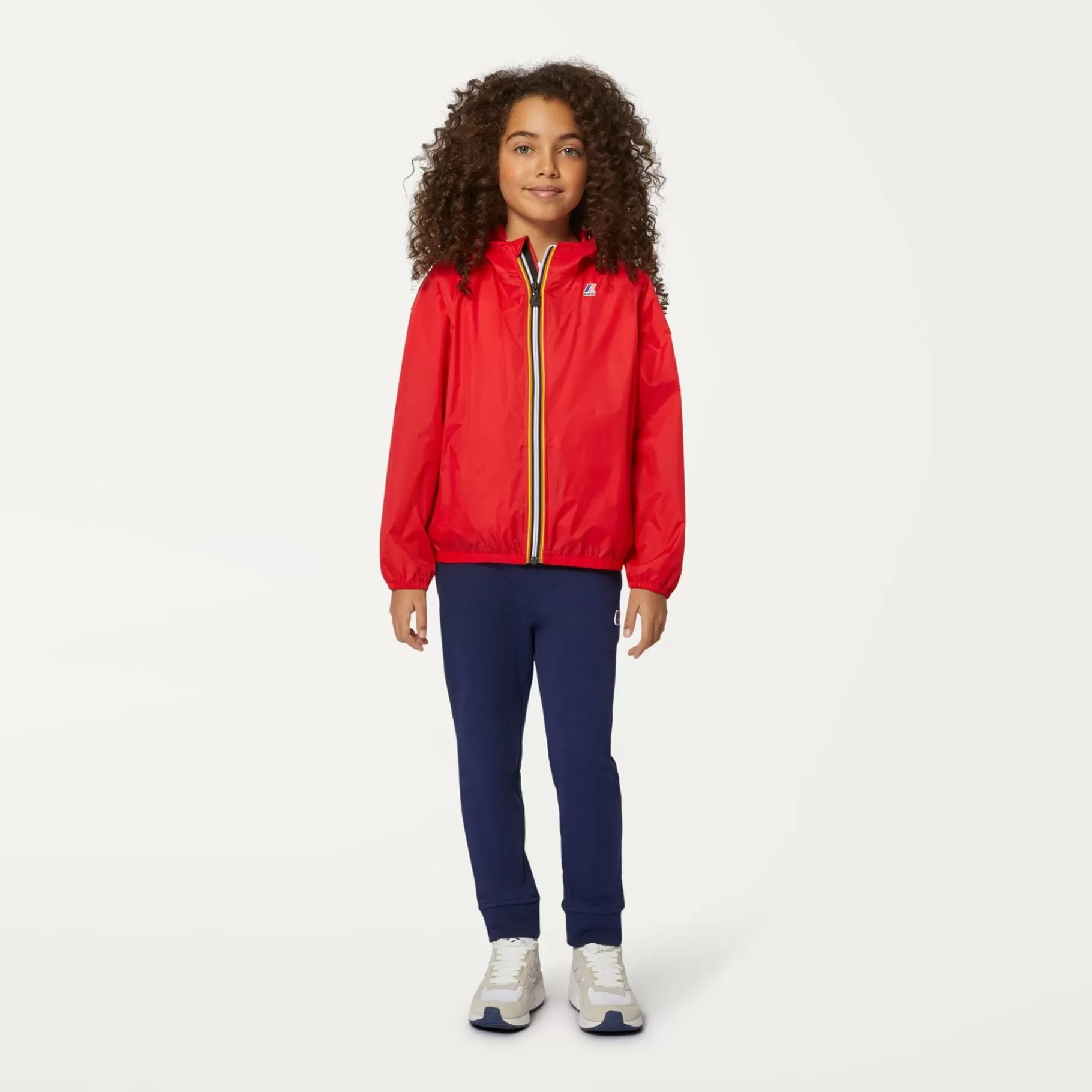 Coats And Long Jackets*K-WAY P. Le Vrai 3.0 Claude - Jackets - Mid - Kid Unisex - Red