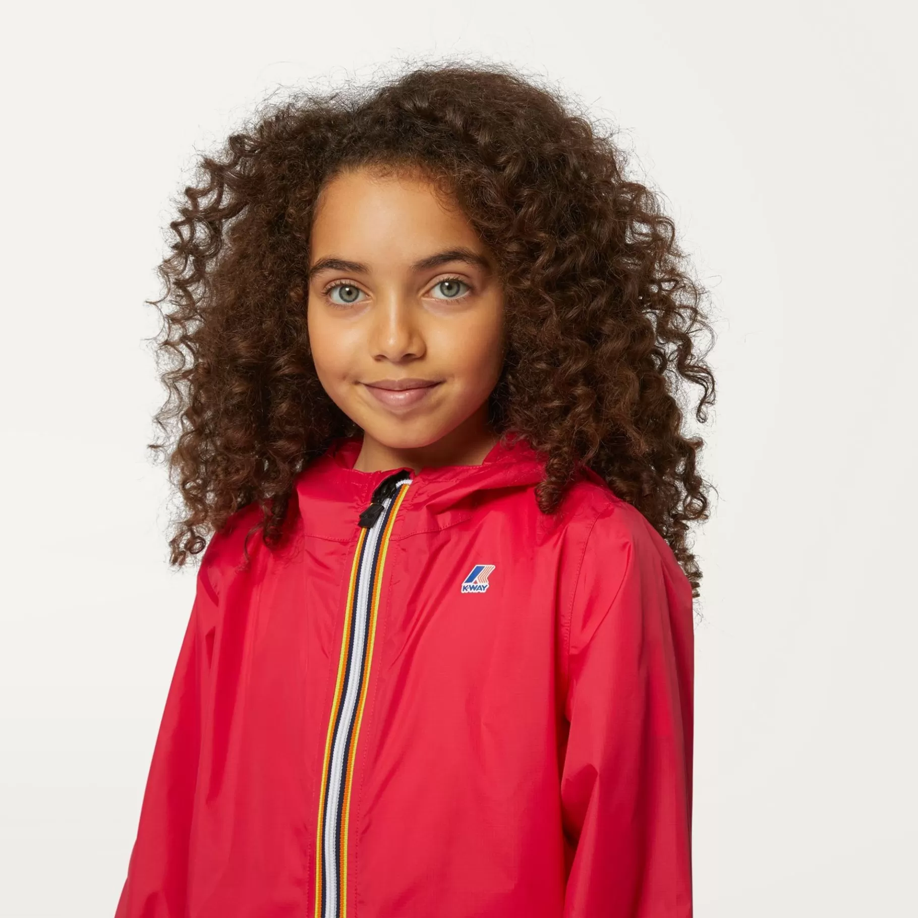 Coats And Long Jackets*K-WAY P. Le Vrai 3.0 Claude - Jackets - Mid - Kid Unisex - Red Berry