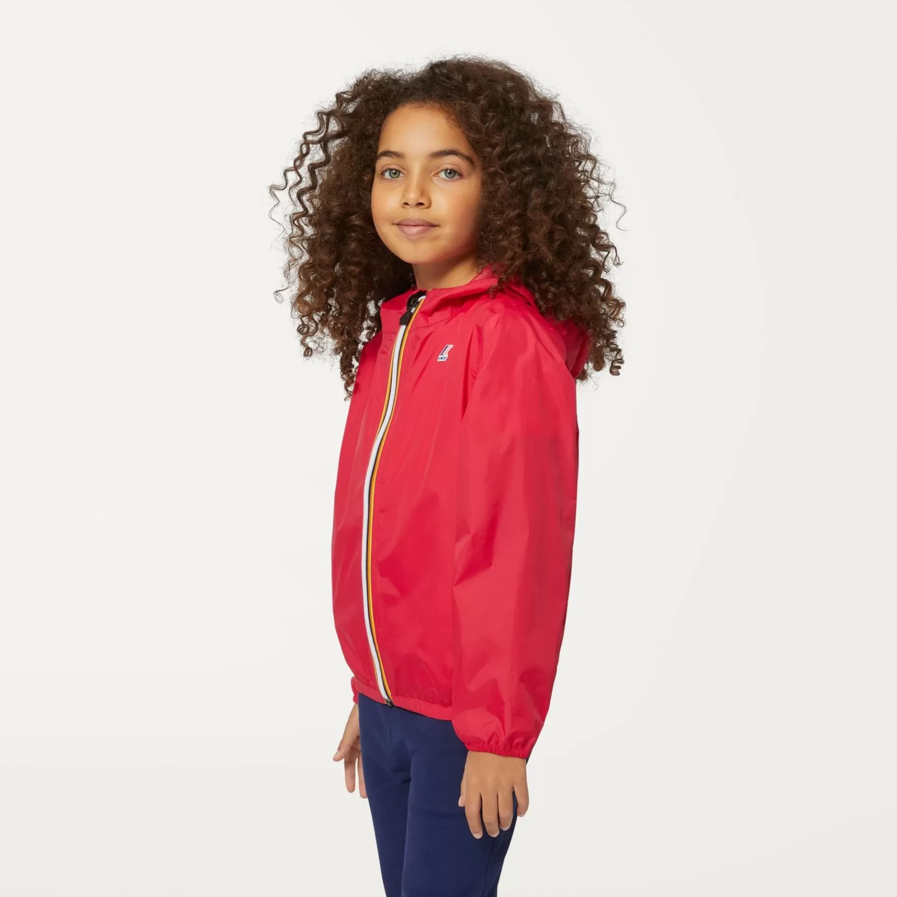 Coats And Long Jackets*K-WAY P. Le Vrai 3.0 Claude - Jackets - Mid - Kid Unisex - Red Berry