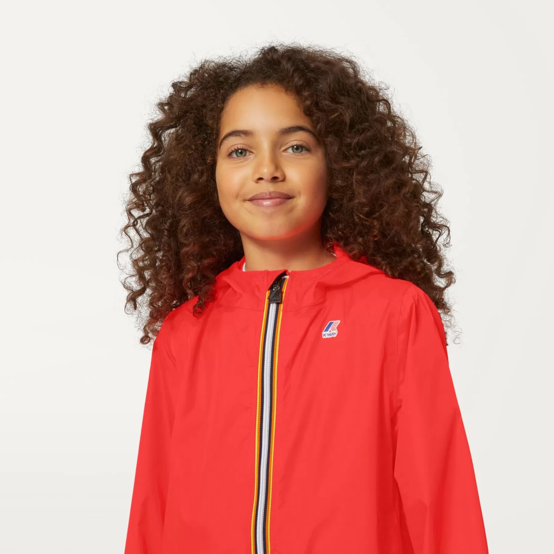 Le Vrai Classic*K-WAY P. Le Vrai 3.0 Claude - Jackets - Mid - Kid Unisex - Red Papavero