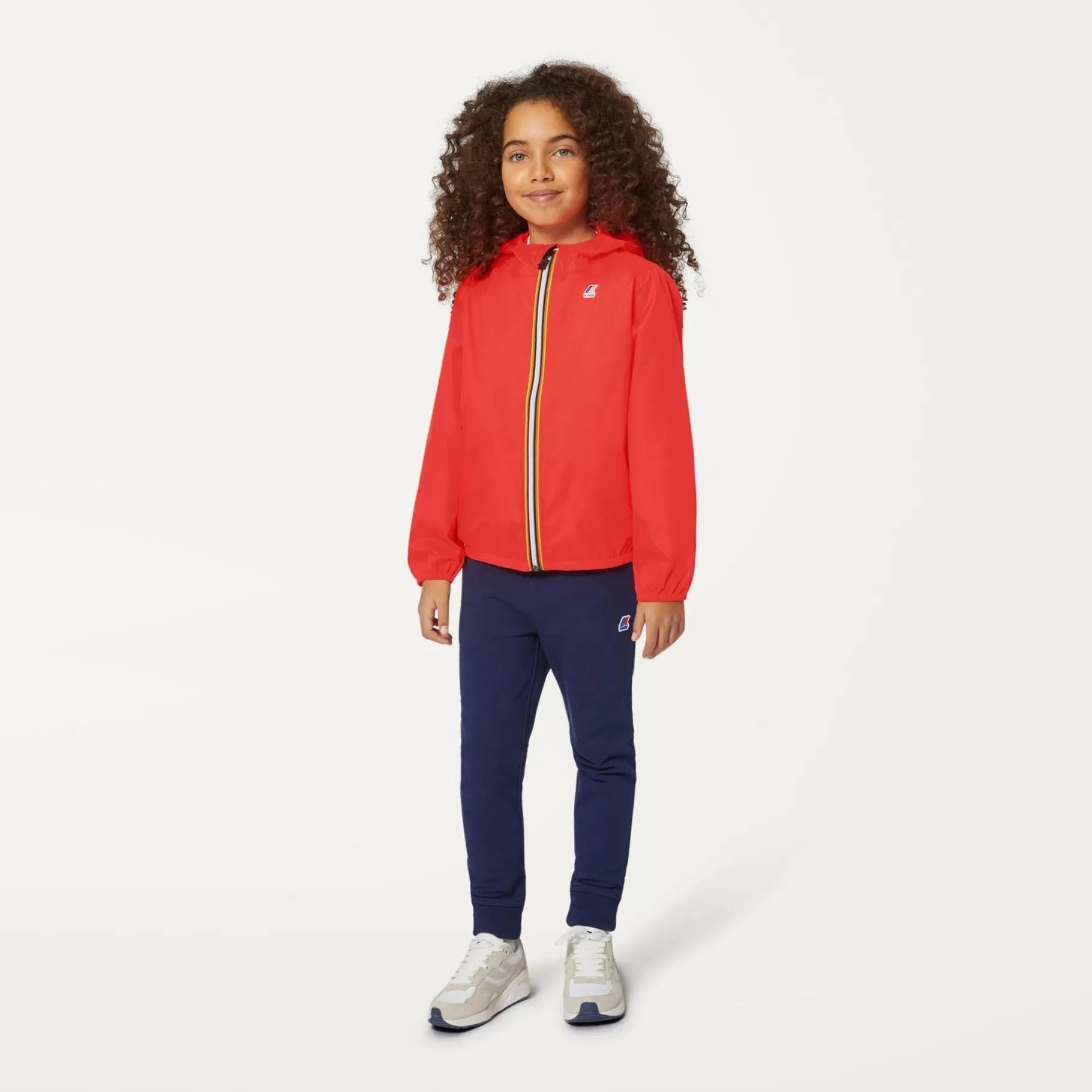 Le Vrai Classic*K-WAY P. Le Vrai 3.0 Claude - Jackets - Mid - Kid Unisex - Red Papavero