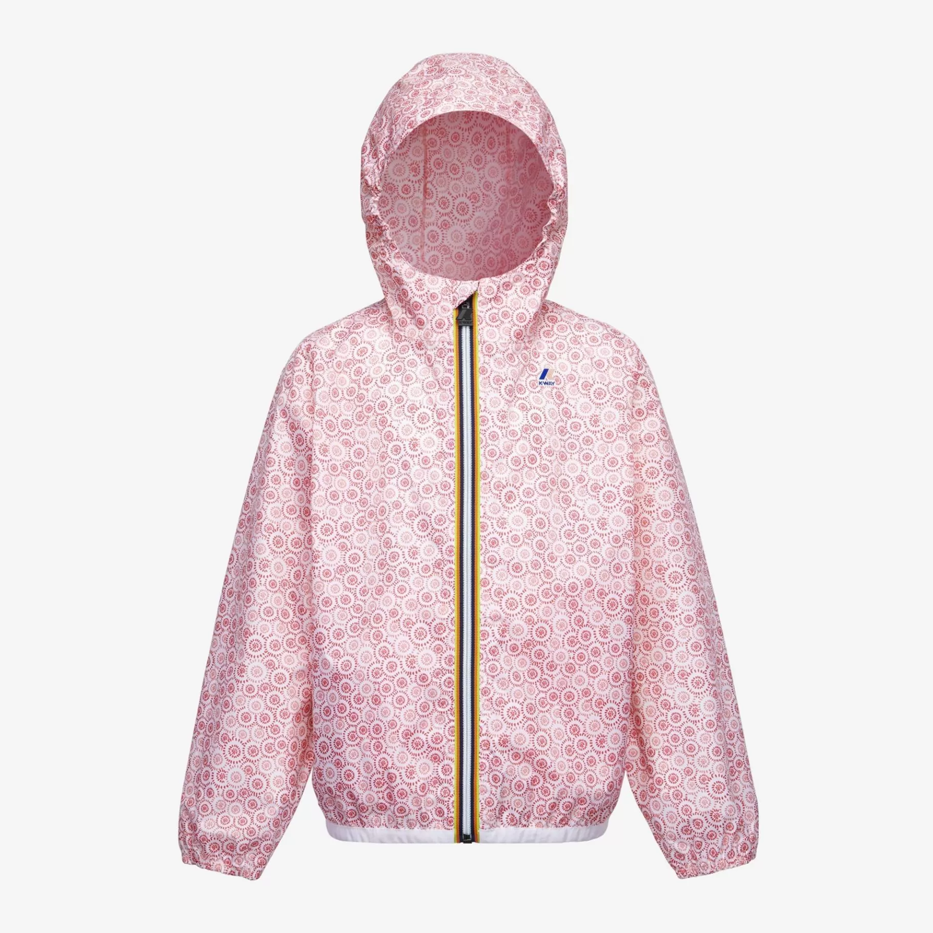 Coats And Long Jackets*K-WAY P. Le Vrai 3.0 Claude Graphic - Jackets - Mid - Kid Unisex - Circles Wh-Pnk