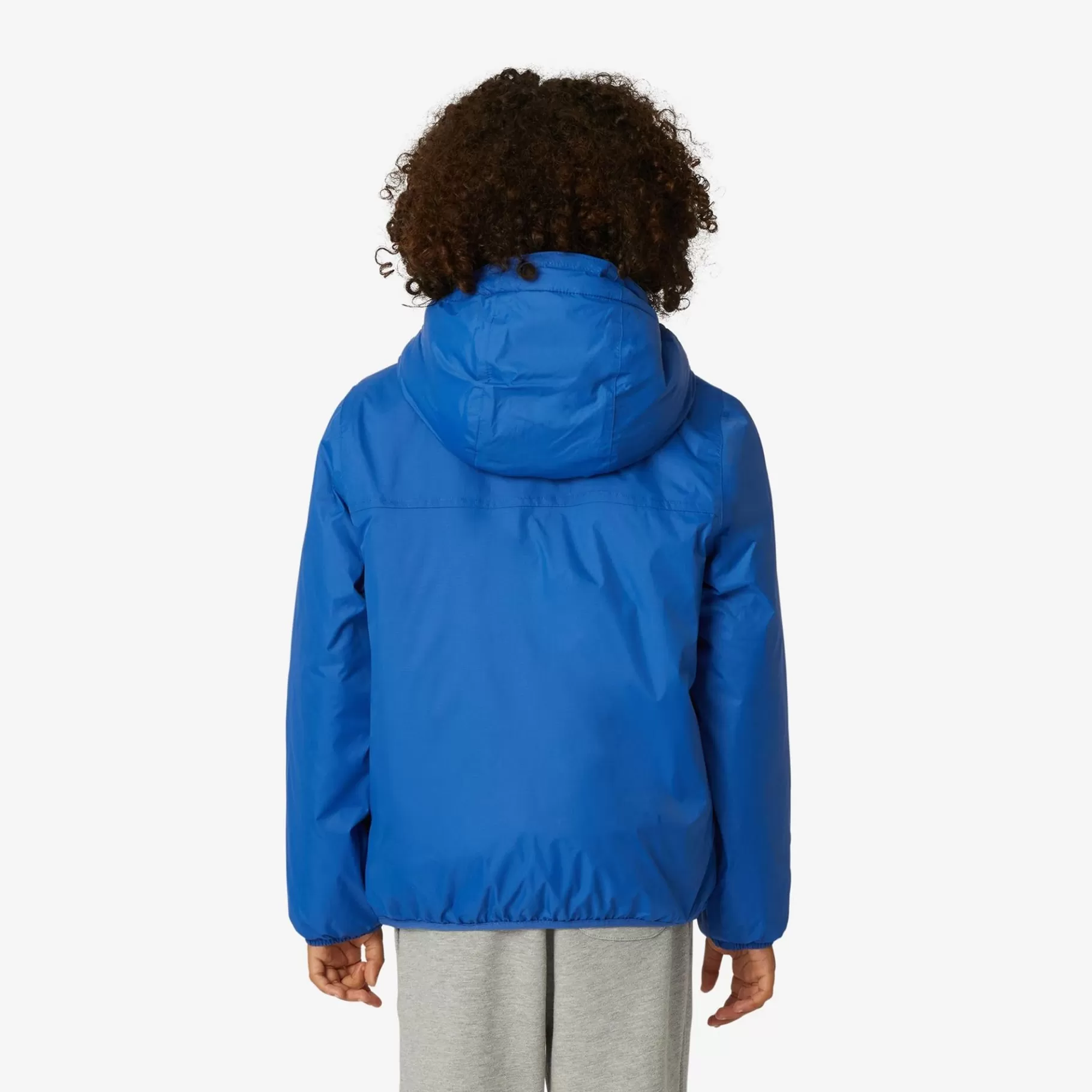Coats And Long Jackets*K-WAY P. Le Vrai 3.0 Claude Orsetto - Jackets - Mid - Kid Unisex - Ecru-Blue Royal Marine