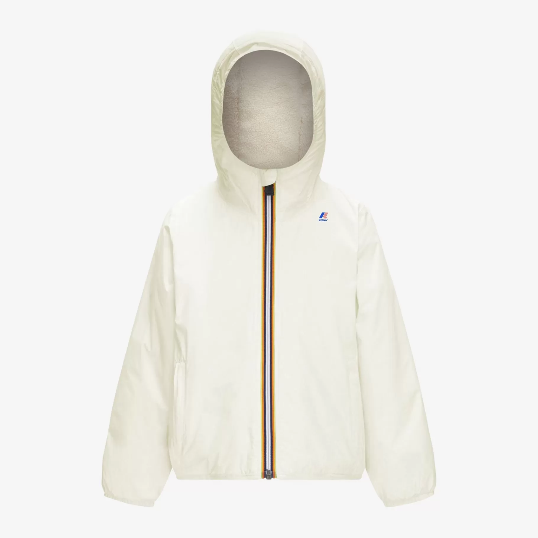 Coats And Long Jackets*K-WAY P. Le Vrai 3.0 Claude Orsetto - Jackets - Mid - Kid Unisex - Ecru-White