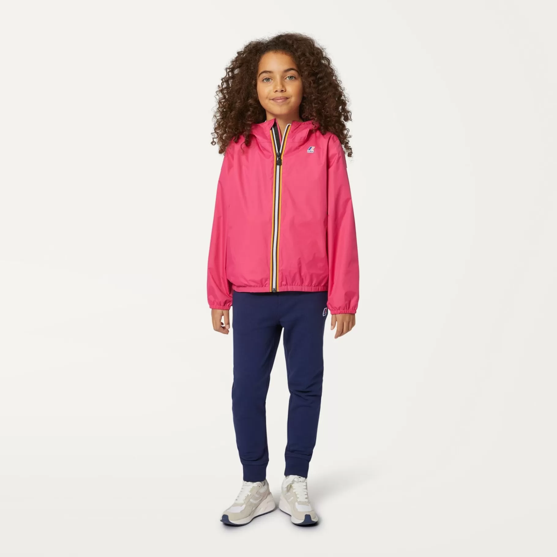 Coats And Long Jackets*K-WAY P. Le Vrai 3.0 Claude Warm - Jackets - Mid - Kid Unisex - Fuchsia Magenta