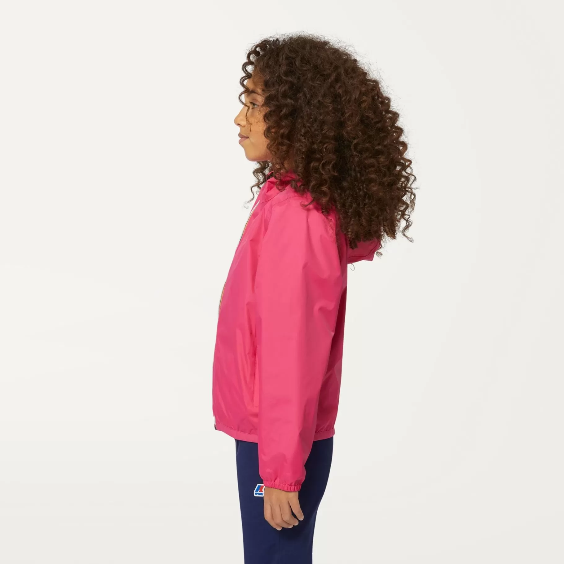 Coats And Long Jackets*K-WAY P. Le Vrai 3.0 Claude Warm - Jackets - Mid - Kid Unisex - Fuchsia Magenta