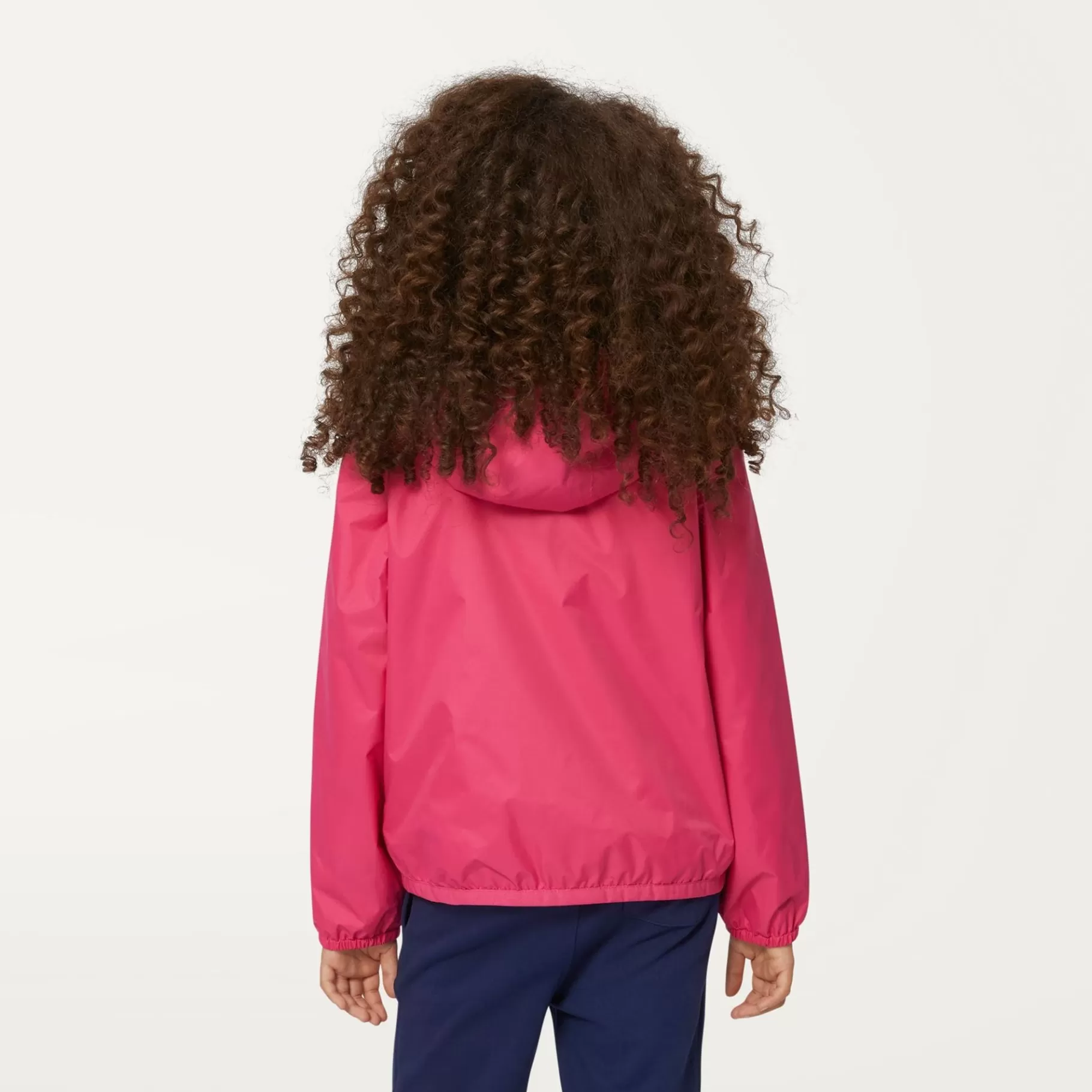 Coats And Long Jackets*K-WAY P. Le Vrai 3.0 Claude Warm - Jackets - Mid - Kid Unisex - Fuchsia Magenta