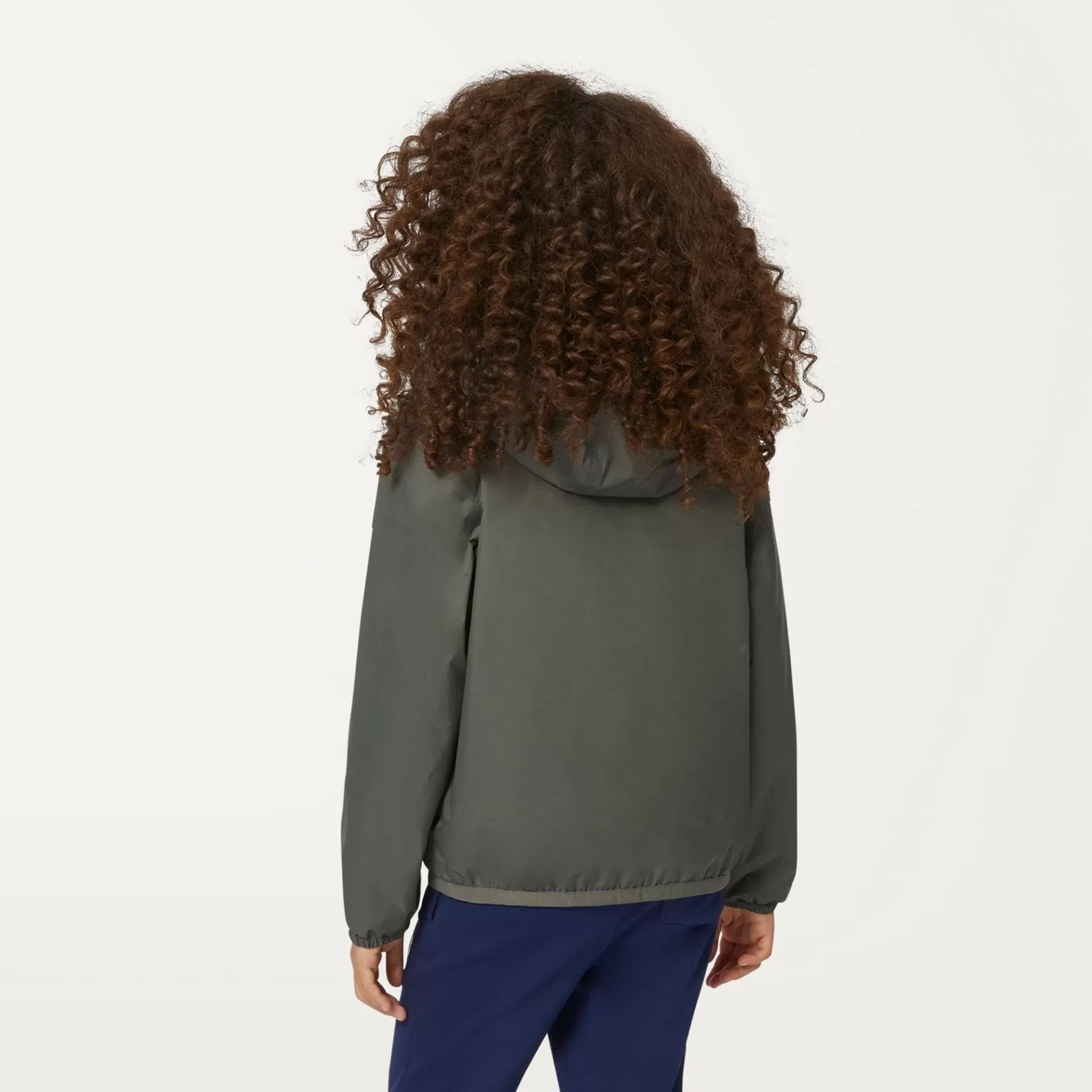 Coats And Long Jackets*K-WAY P. Le Vrai 3.0 Claude Warm - Jackets - Mid - Kid Unisex - Green Blackish