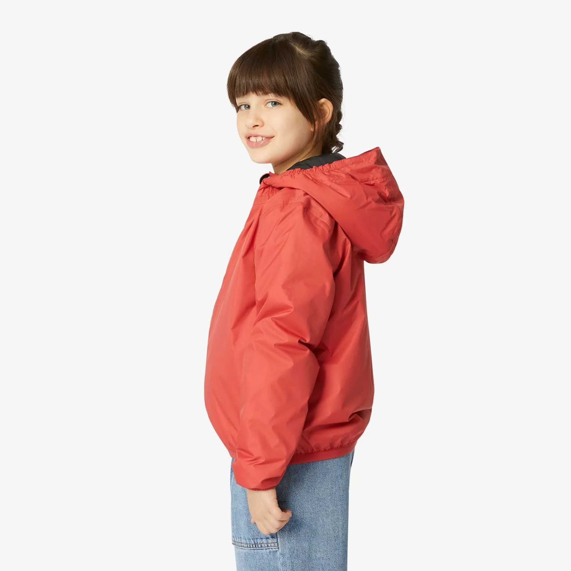 Coats And Long Jackets*K-WAY P. Le Vrai 3.0 Claude Warm - Jackets - Mid - Kid Unisex - Red Jasper
