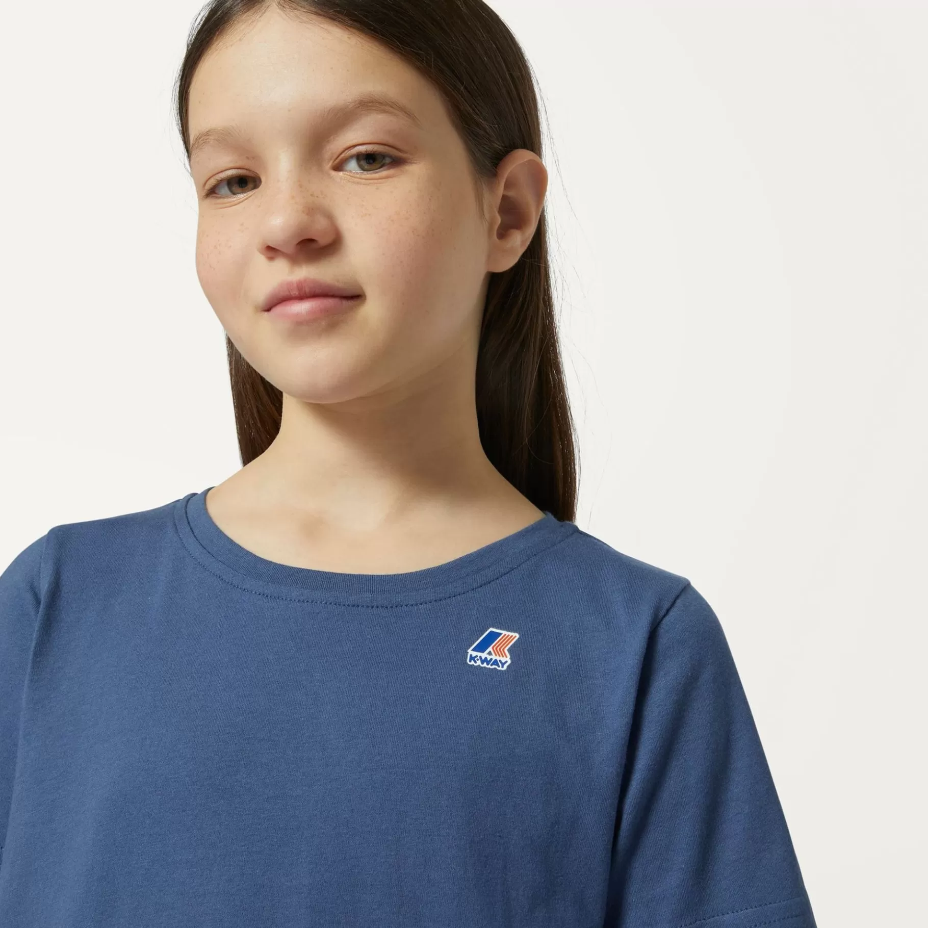 T-Shirt*K-WAY P. Le Vrai 3.0 Edouard - T-Shirtstop - T-Shirt - Kid Unisex - Blue Indigo