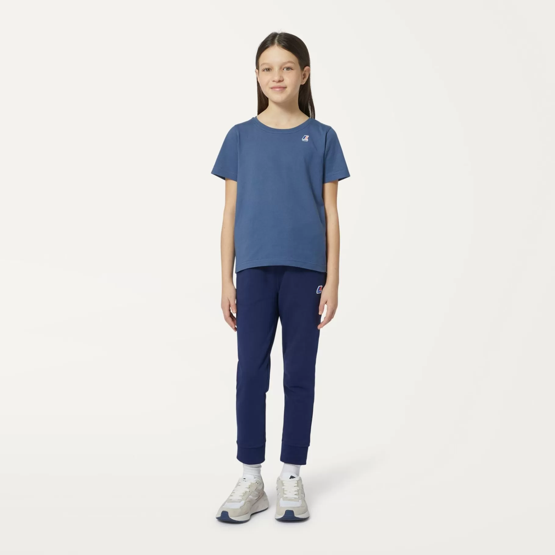 T-Shirt*K-WAY P. Le Vrai 3.0 Edouard - T-Shirtstop - T-Shirt - Kid Unisex - Blue Indigo