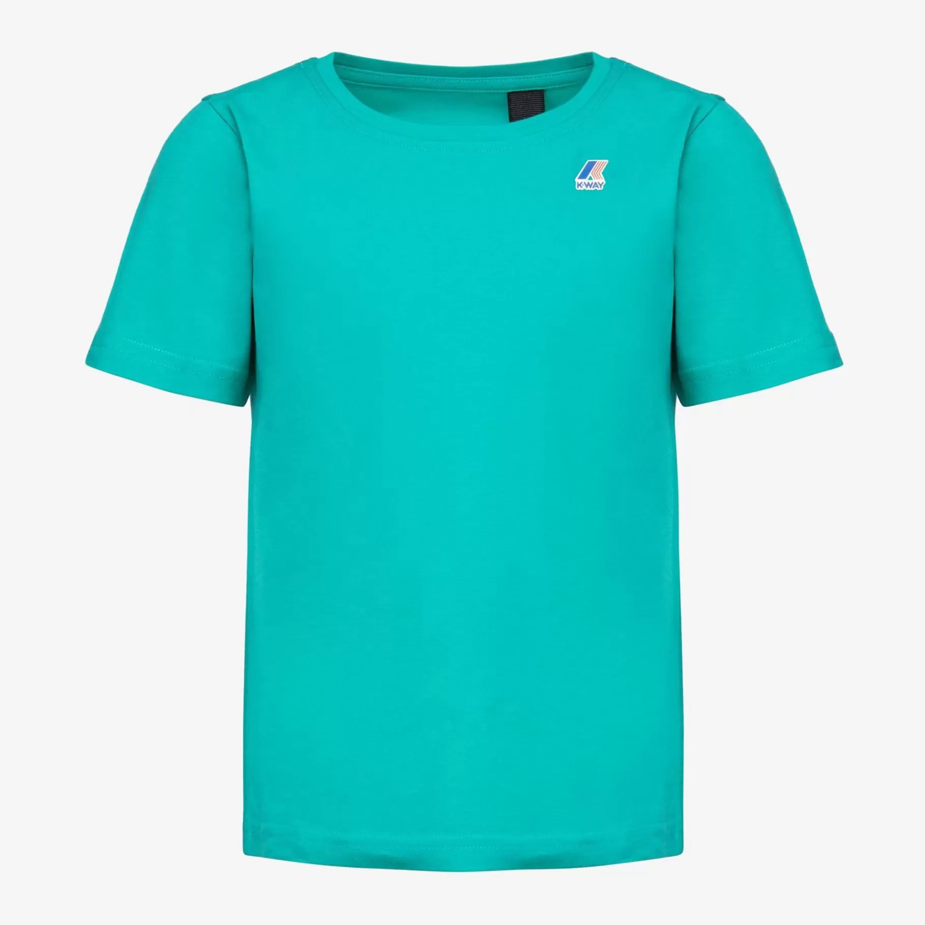 T-Shirt*K-WAY P. Le Vrai 3.0 Edouard - T-Shirtstop - T-Shirt - Kid Unisex - Green Marine