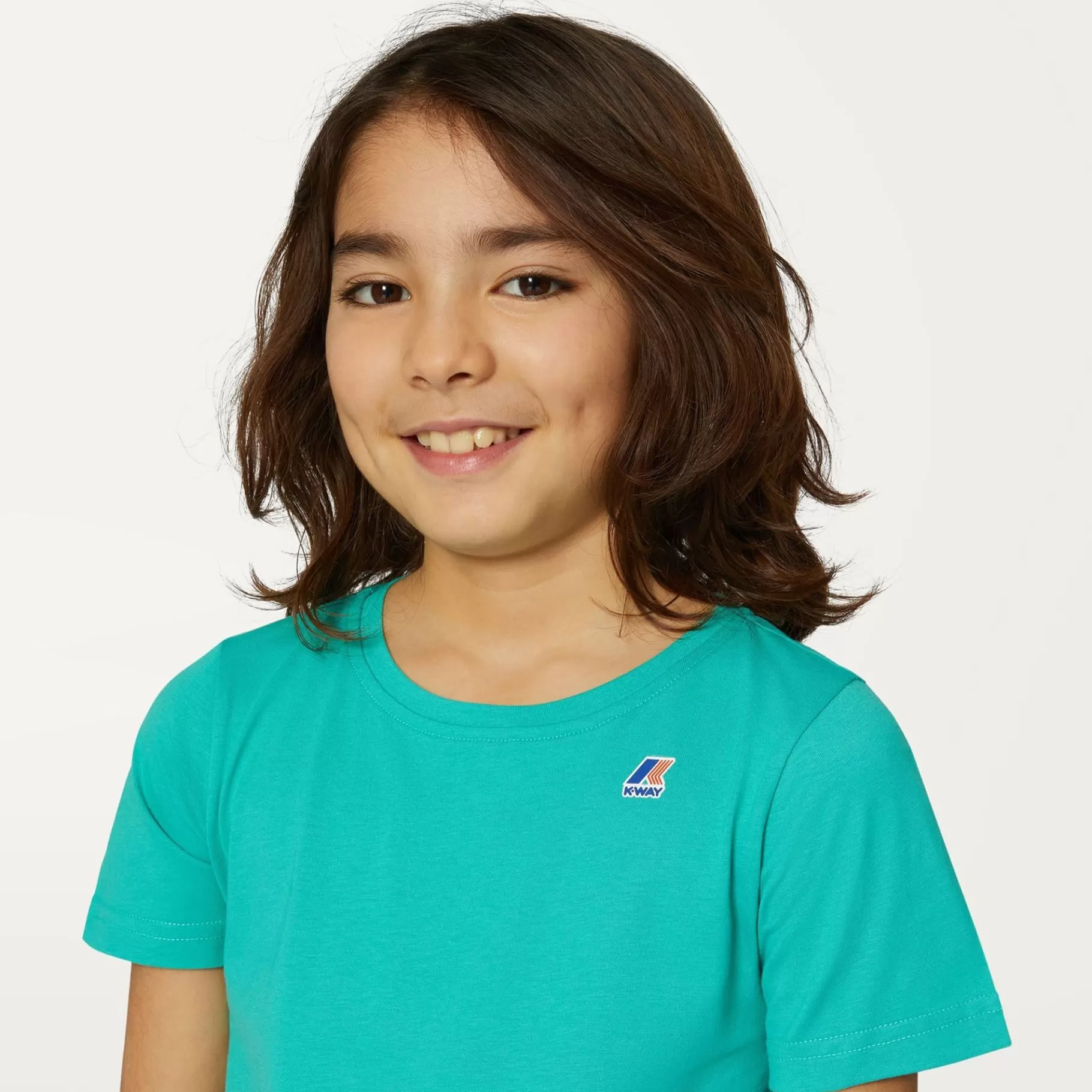T-Shirt*K-WAY P. Le Vrai 3.0 Edouard - T-Shirtstop - T-Shirt - Kid Unisex - Green Marine