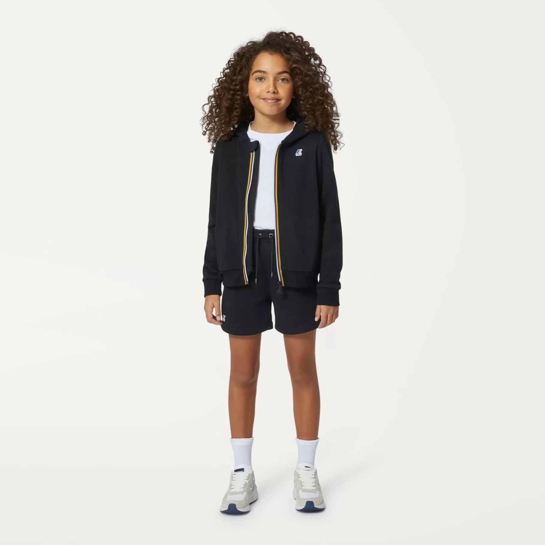 Shorts*K-WAY P. Le Vrai Dorian Poly Cotton - Shorts - Sportshorts - Kid Unisex - Black Pure