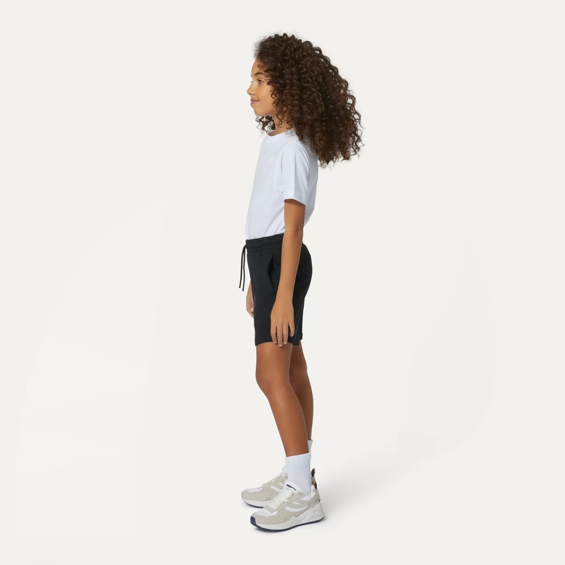 Shorts*K-WAY P. Le Vrai Dorian Poly Cotton - Shorts - Sportshorts - Kid Unisex - Black Pure