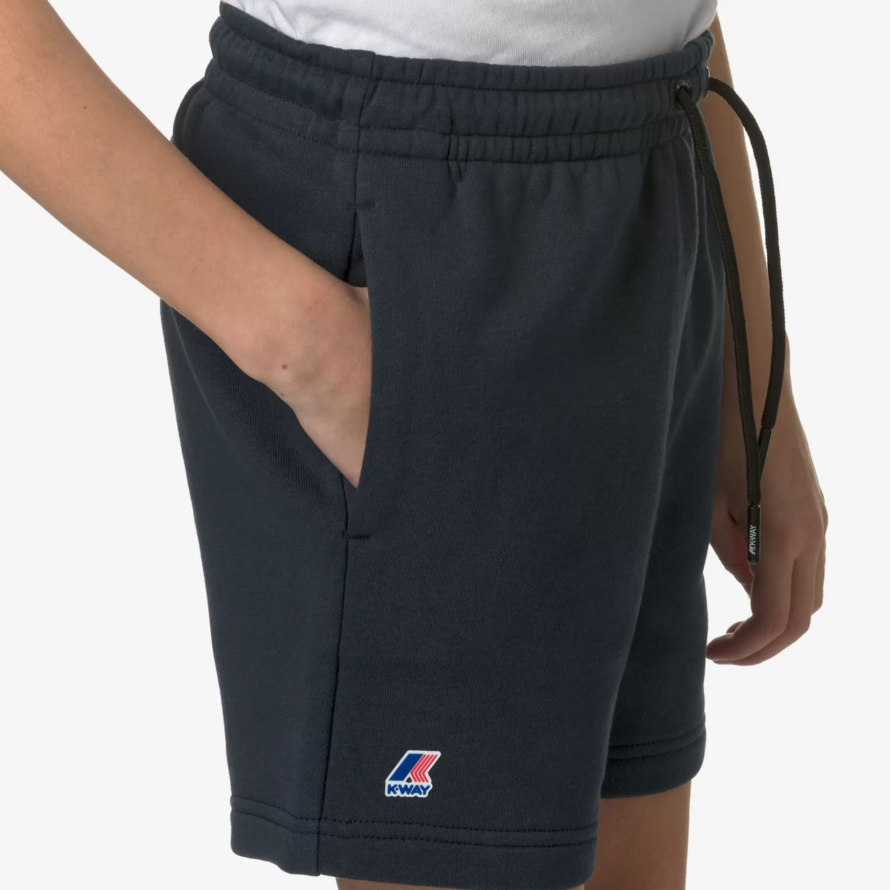 Shorts*K-WAY P. Le Vrai Dorian Poly Cotton - Shorts - Sportshorts - Kid Unisex - Blue Depth