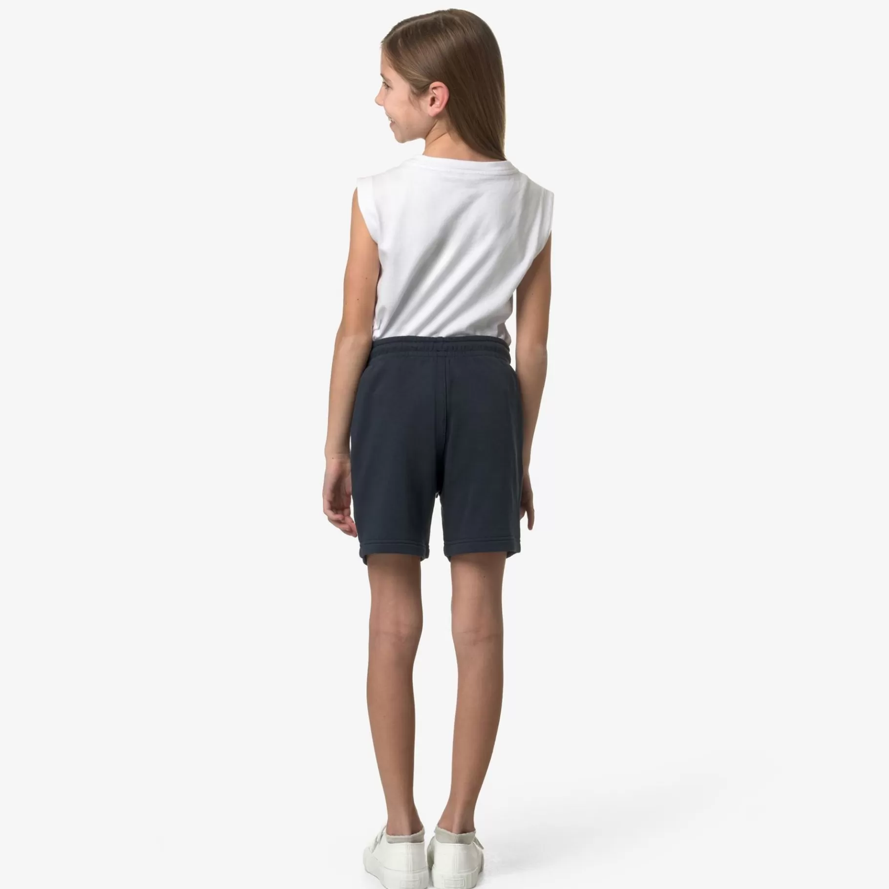 Shorts*K-WAY P. Le Vrai Dorian Poly Cotton - Shorts - Sportshorts - Kid Unisex - Blue Depth