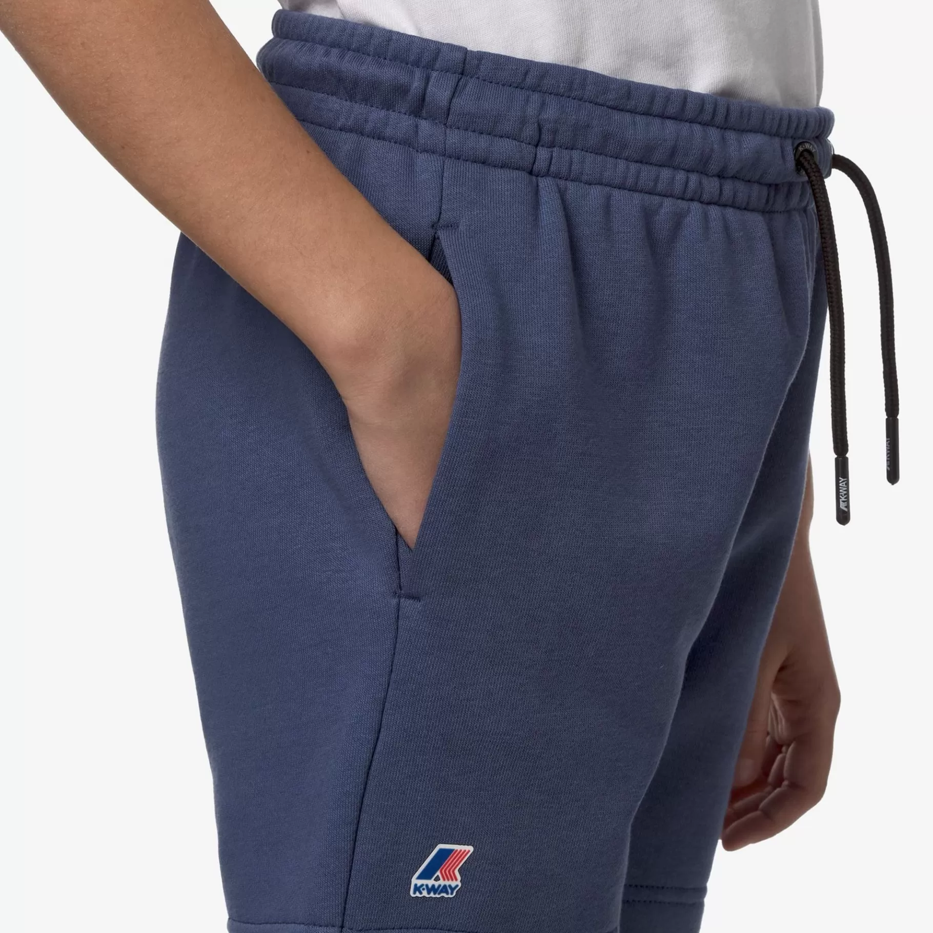 Shorts*K-WAY P. Le Vrai Dorian Poly Cotton - Shorts - Sportshorts - Kid Unisex - Blue Indigo