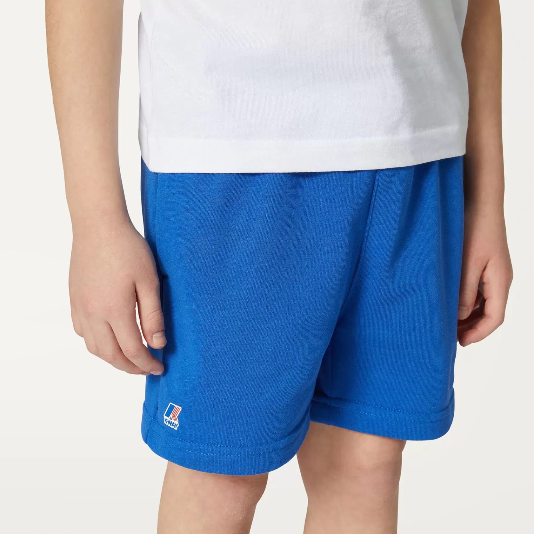 Shorts*K-WAY P. Le Vrai Dorian Poly Cotton - Shorts - Sportshorts - Kid Unisex - Blue Royal Marine