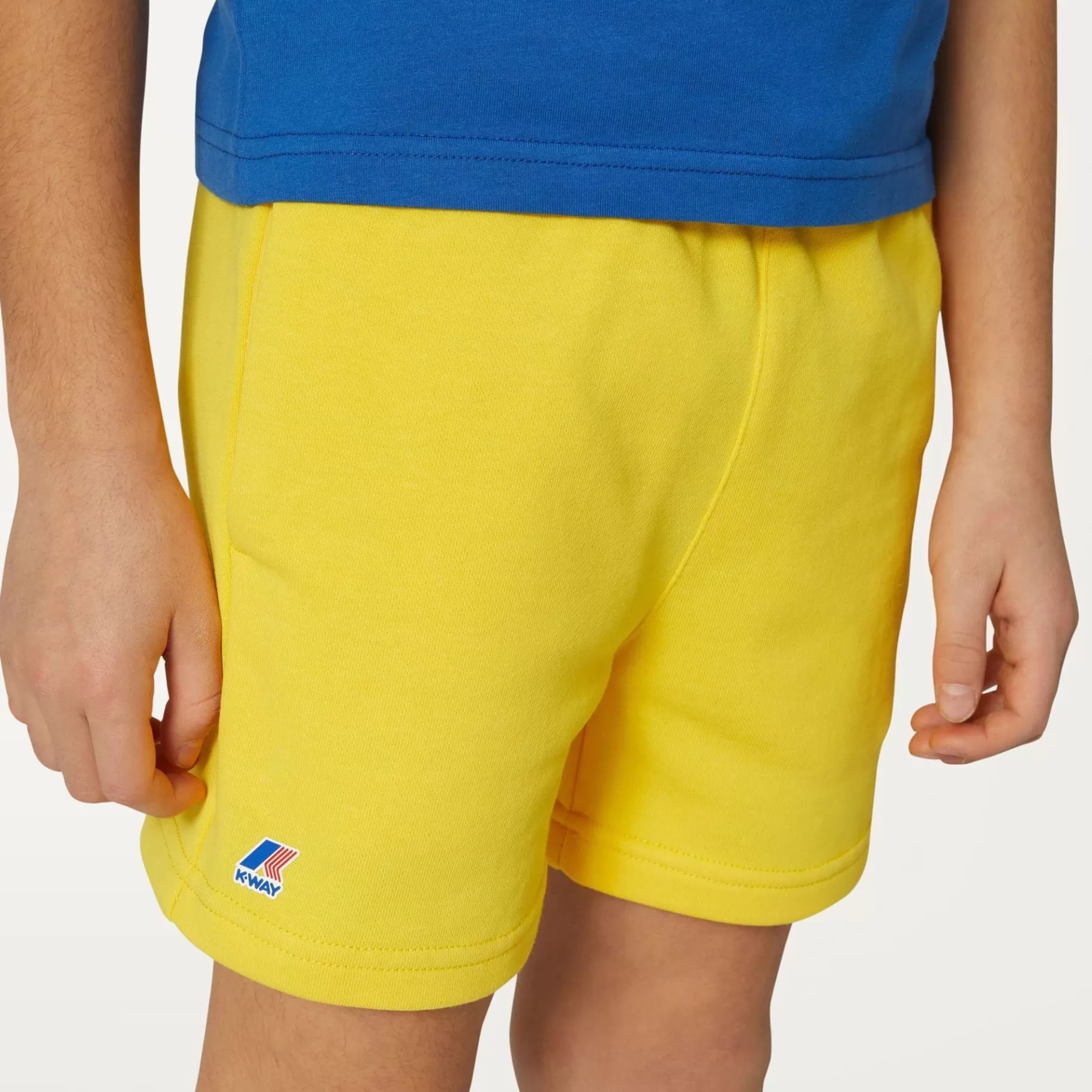 Shorts*K-WAY P. Le Vrai Dorian Poly Cotton - Shorts - Sportshorts - Kid Unisex - Yellow Dk